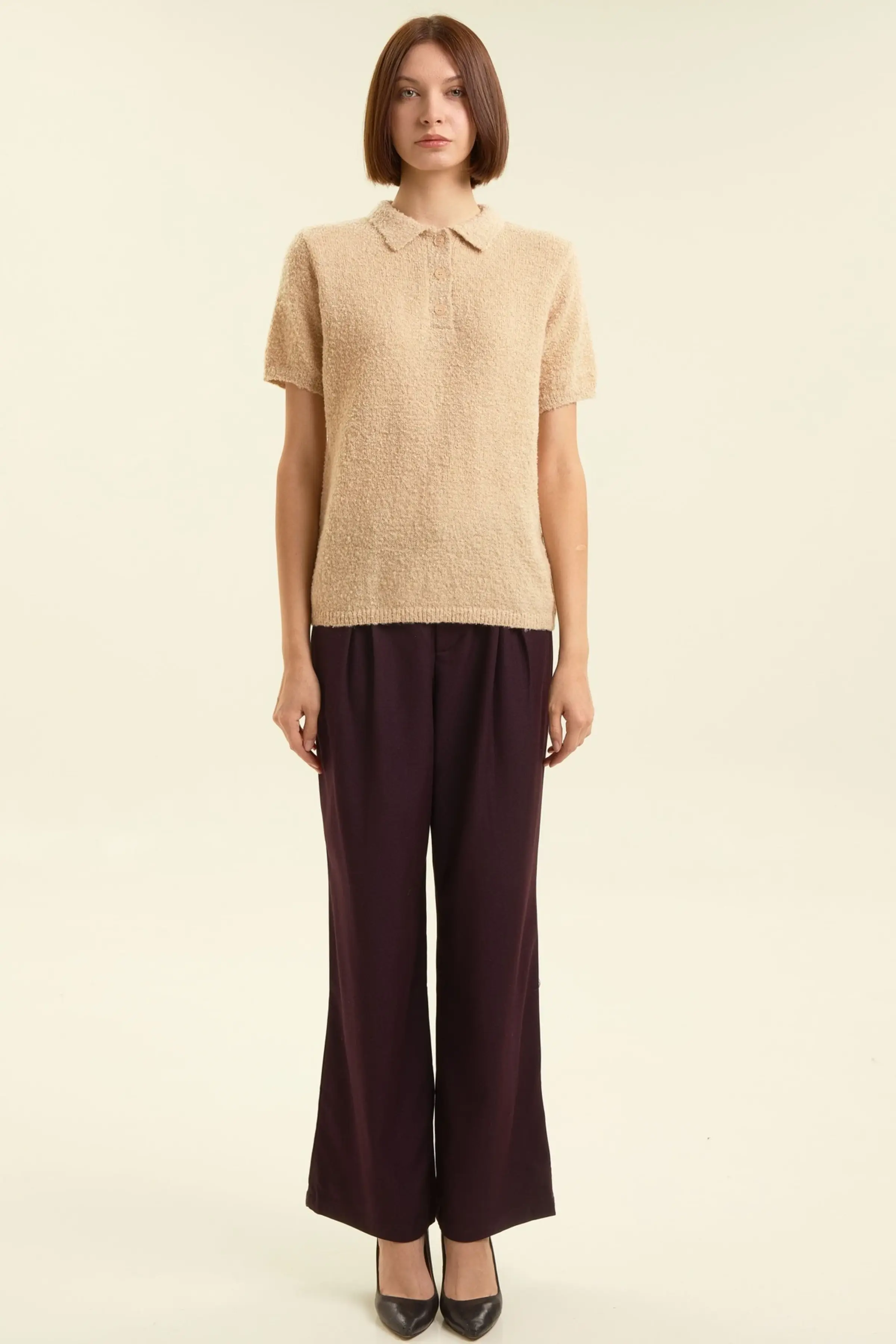 Джемпер бежевый для женщин 47155-15 60