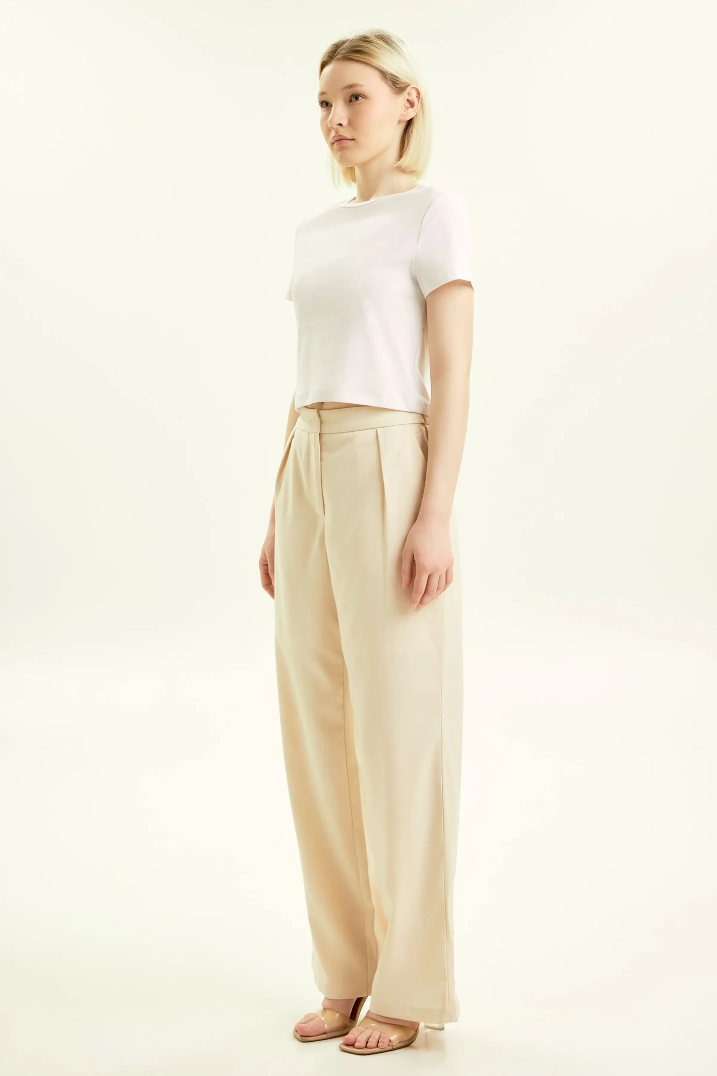 Брюки бежевый для женщин 45104-15 71