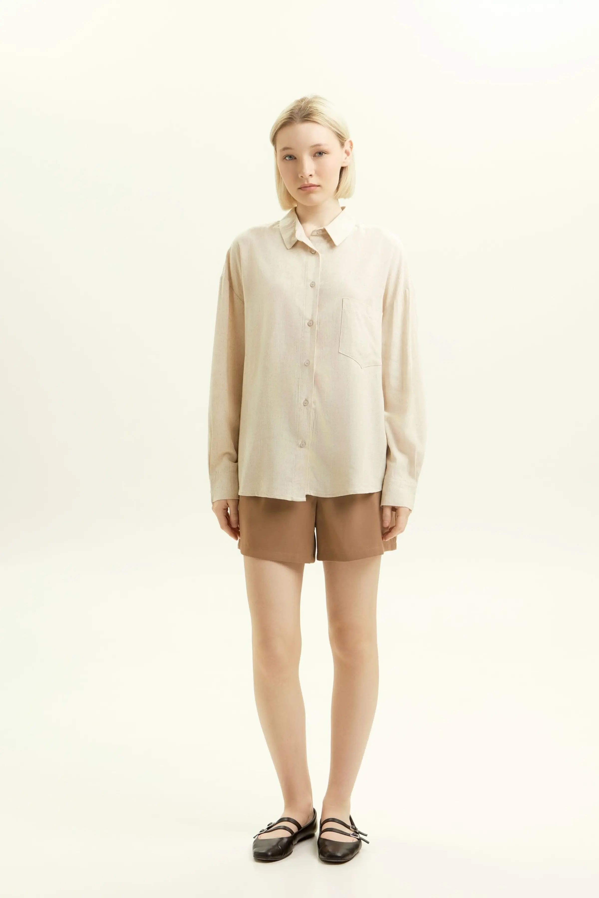 Рубашка бежевый для женщин 45147-15 66