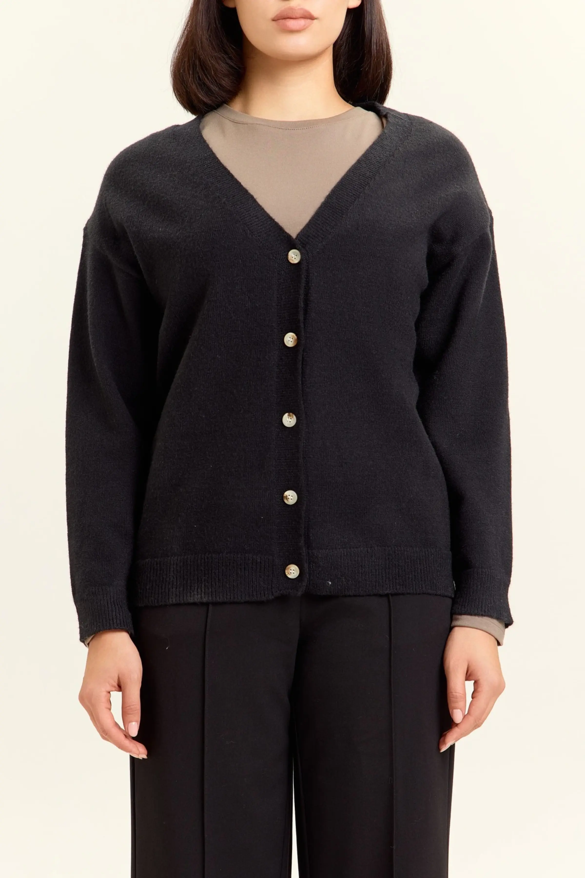 Кардиган черный для женщин 47296-1 50