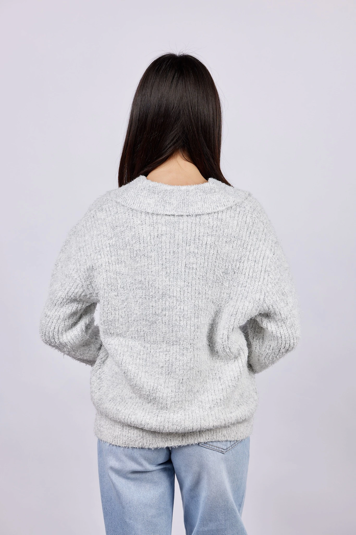 Свитер серый для женщин 43242-61 65