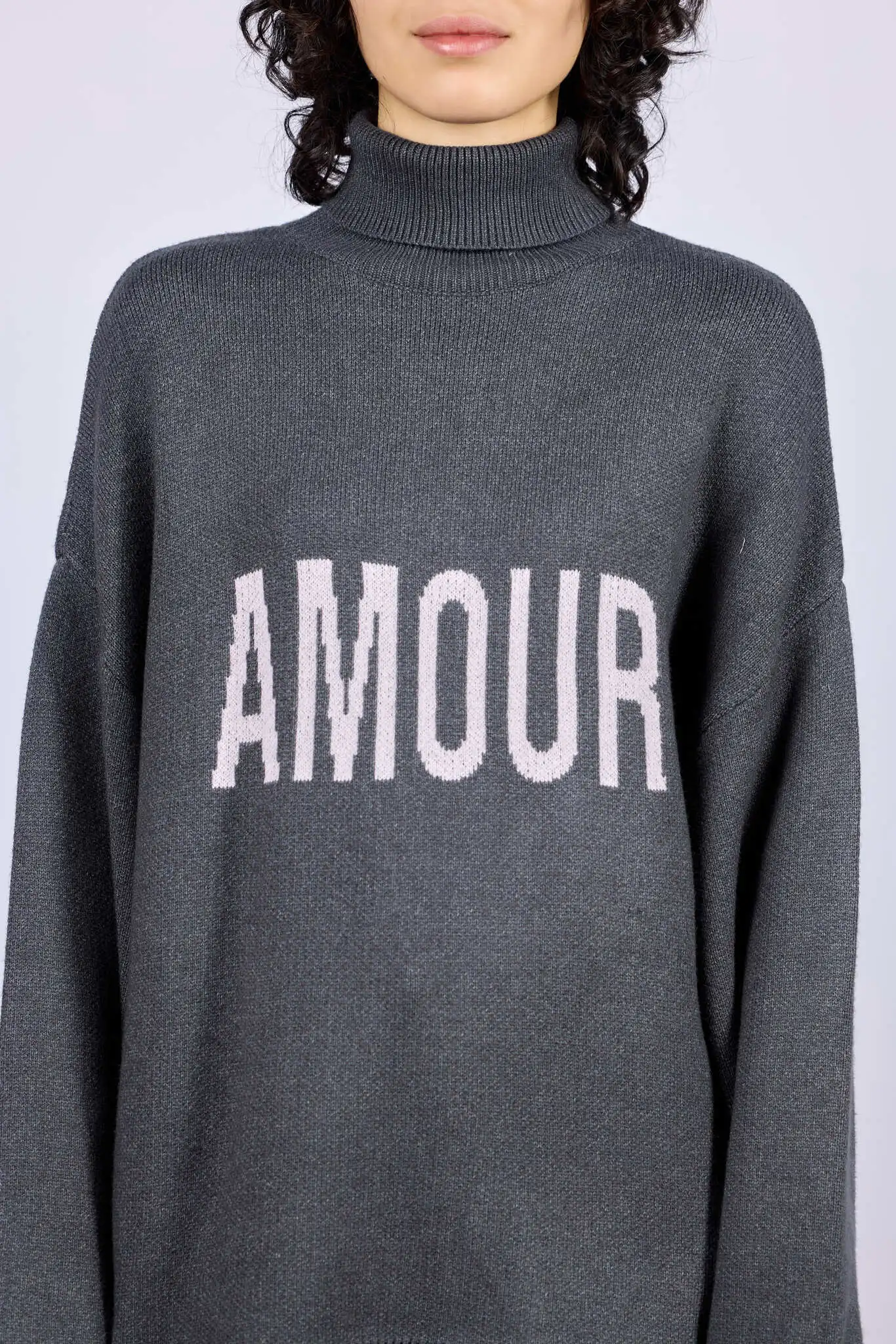 Свитер темно-серый для женщин 43118-12 65