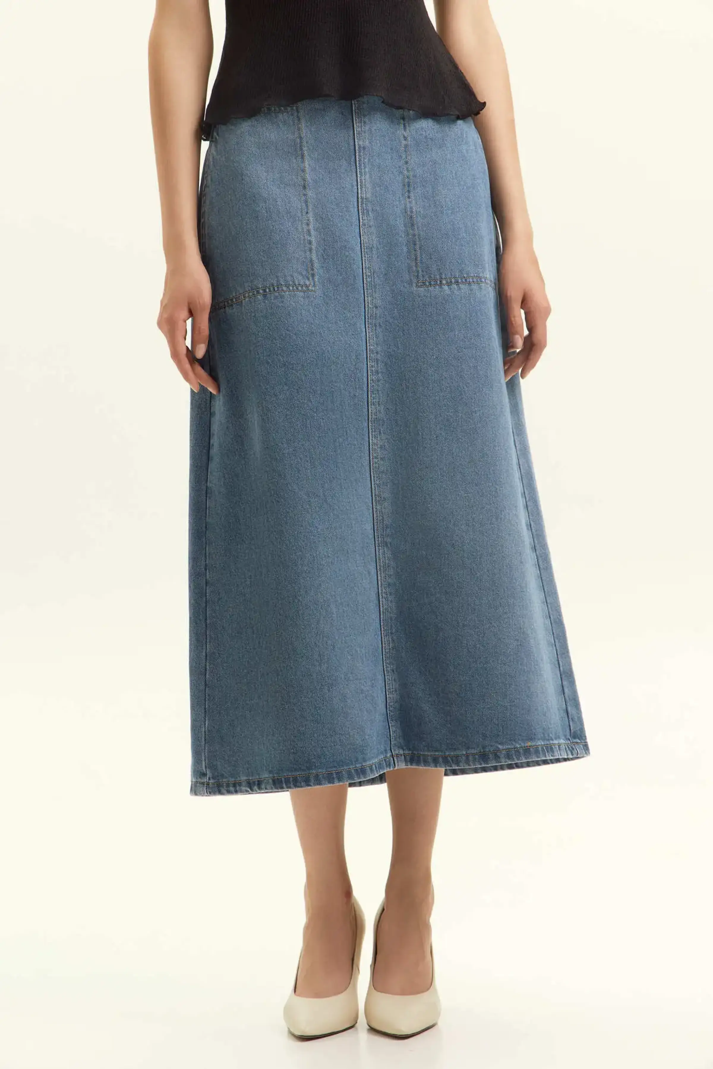 Юбка синий для женщин 45129-65 52