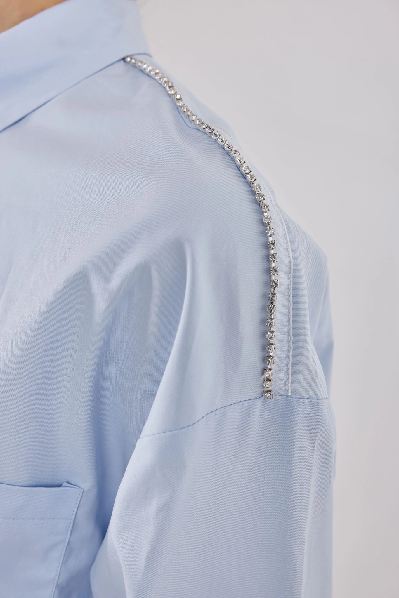 Рубашка голубой для женщин 41147-10 66