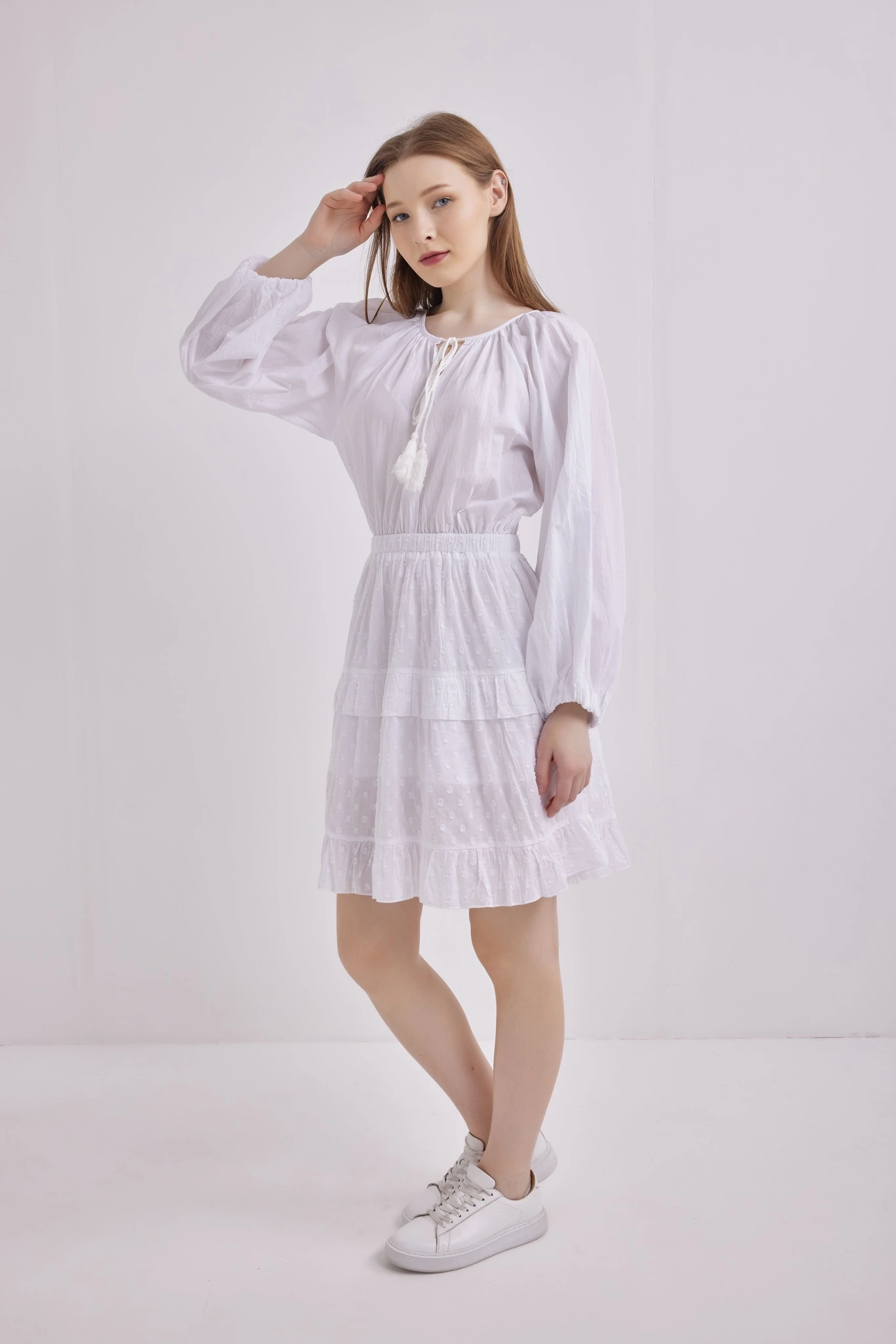 Платье белый для женщин 41297-4 54