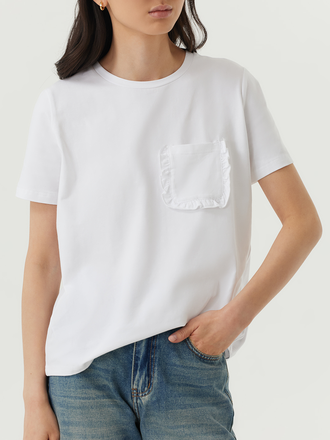 Футболка белый для женщин 48274-4 67