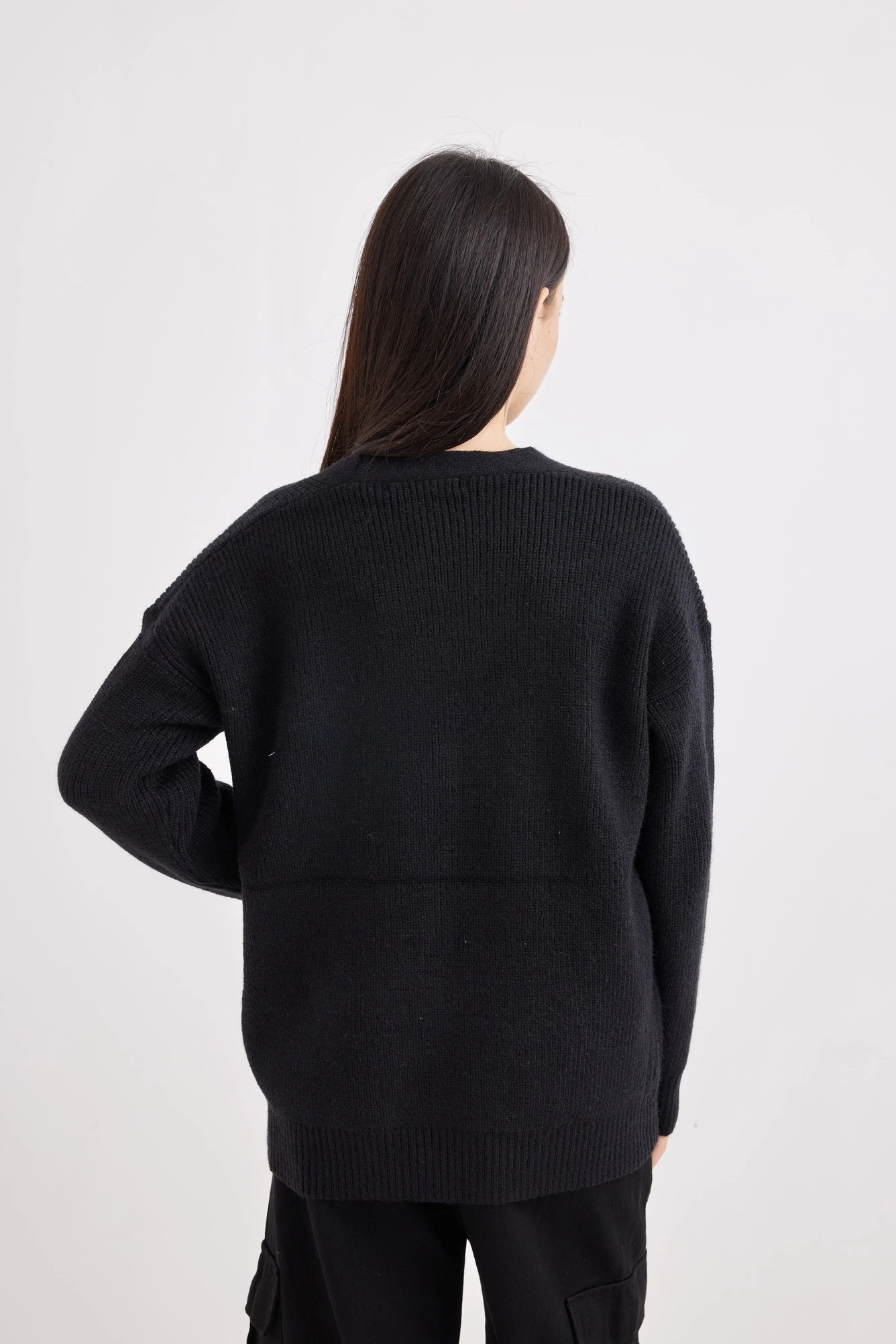 Кардиган черный для женщин 42165-1 50