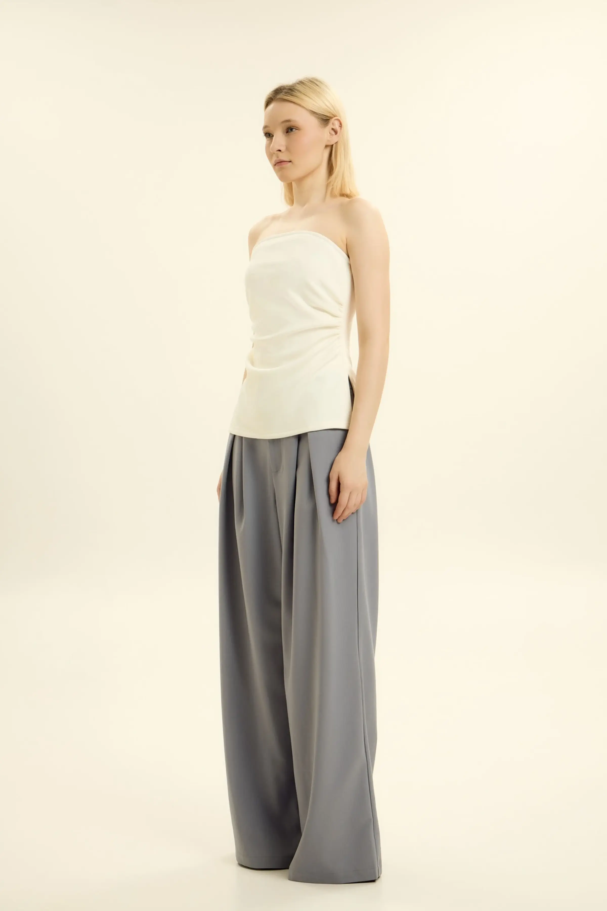 Топ белый для женщин 46202-4 46