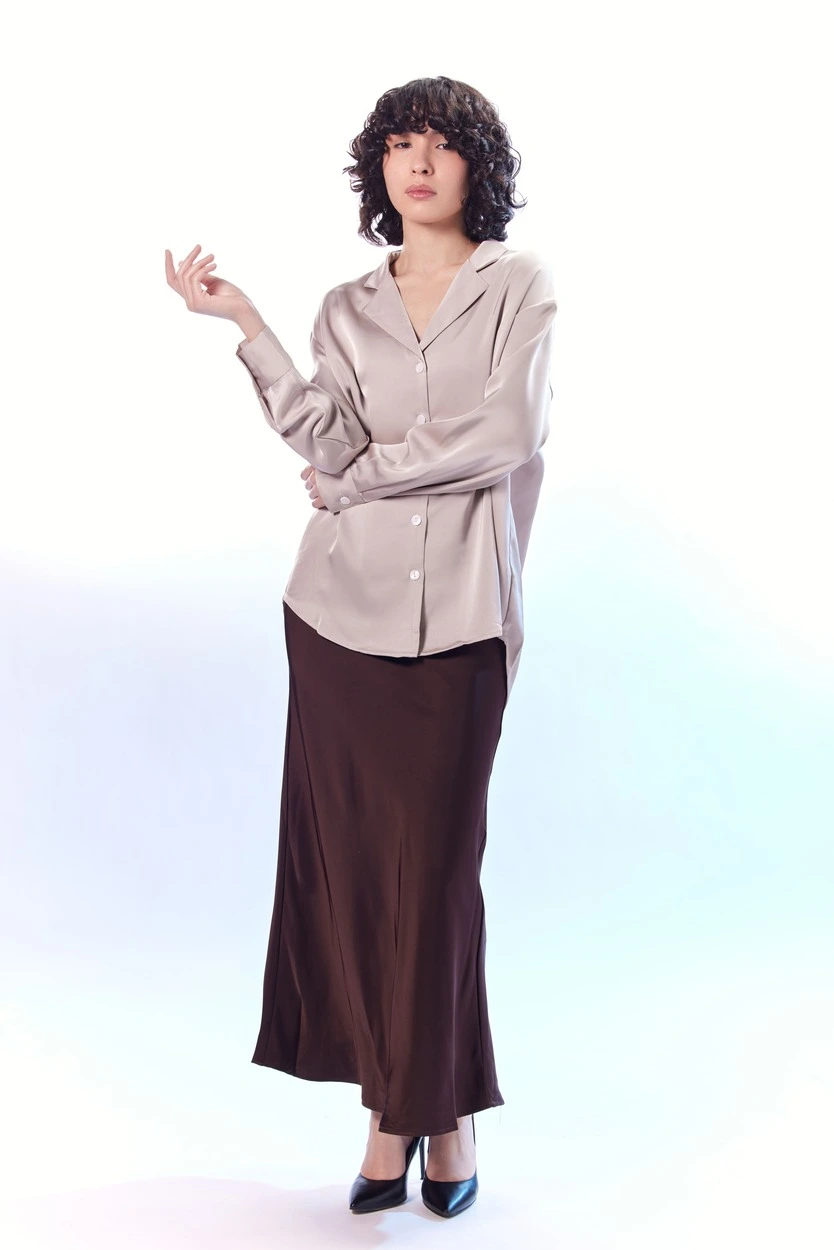 Блузка бежевый для женщин 44256-15 28