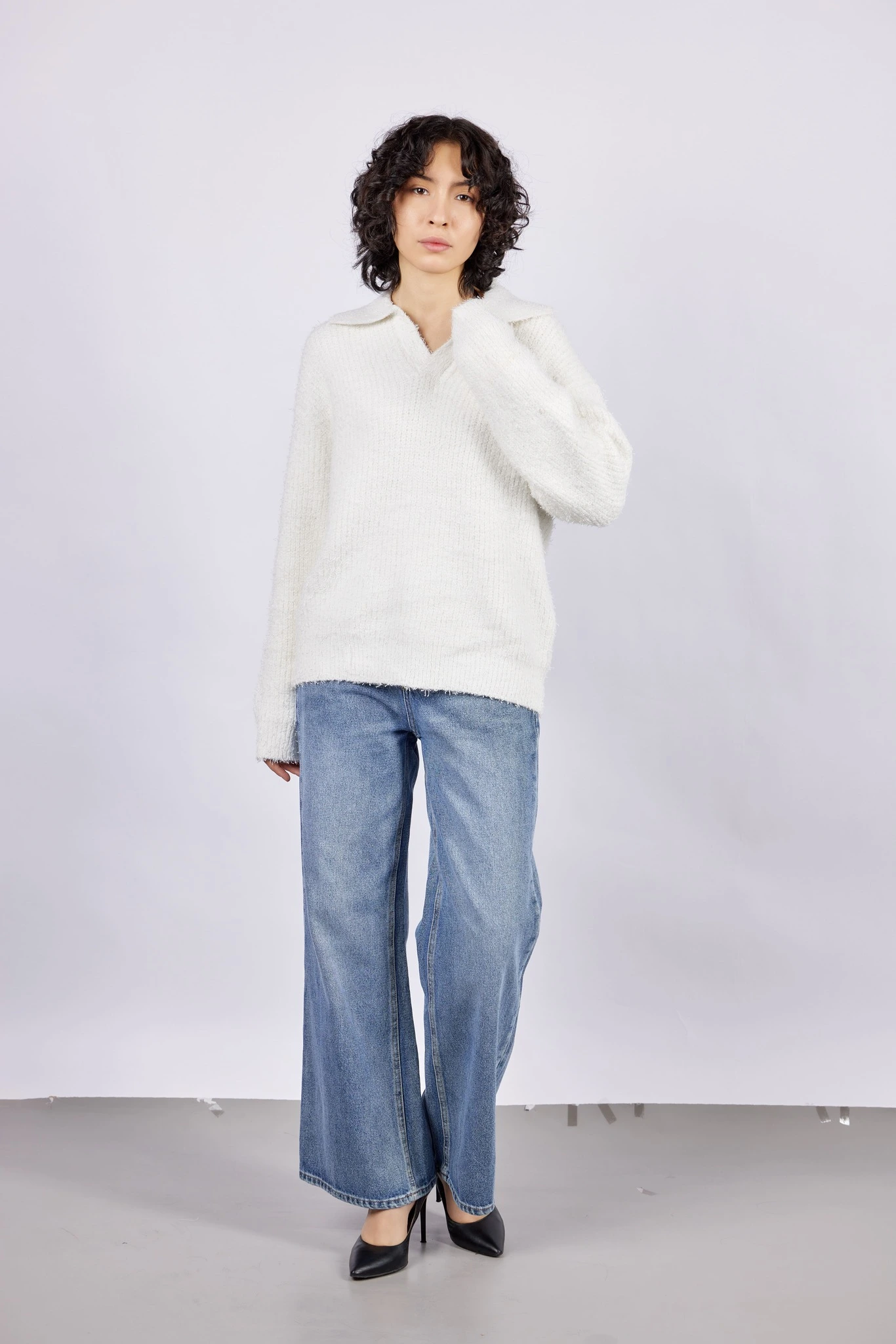 Свитер белый для женщин 43242-4 65