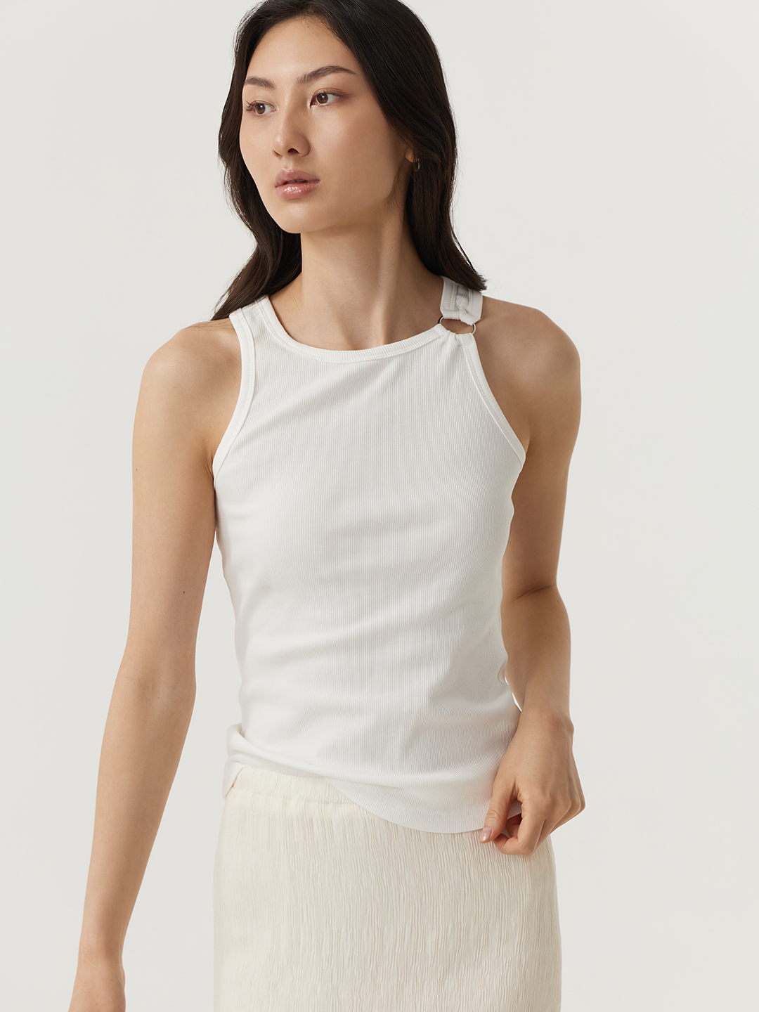 Топ белый для женщин 48262-4 46