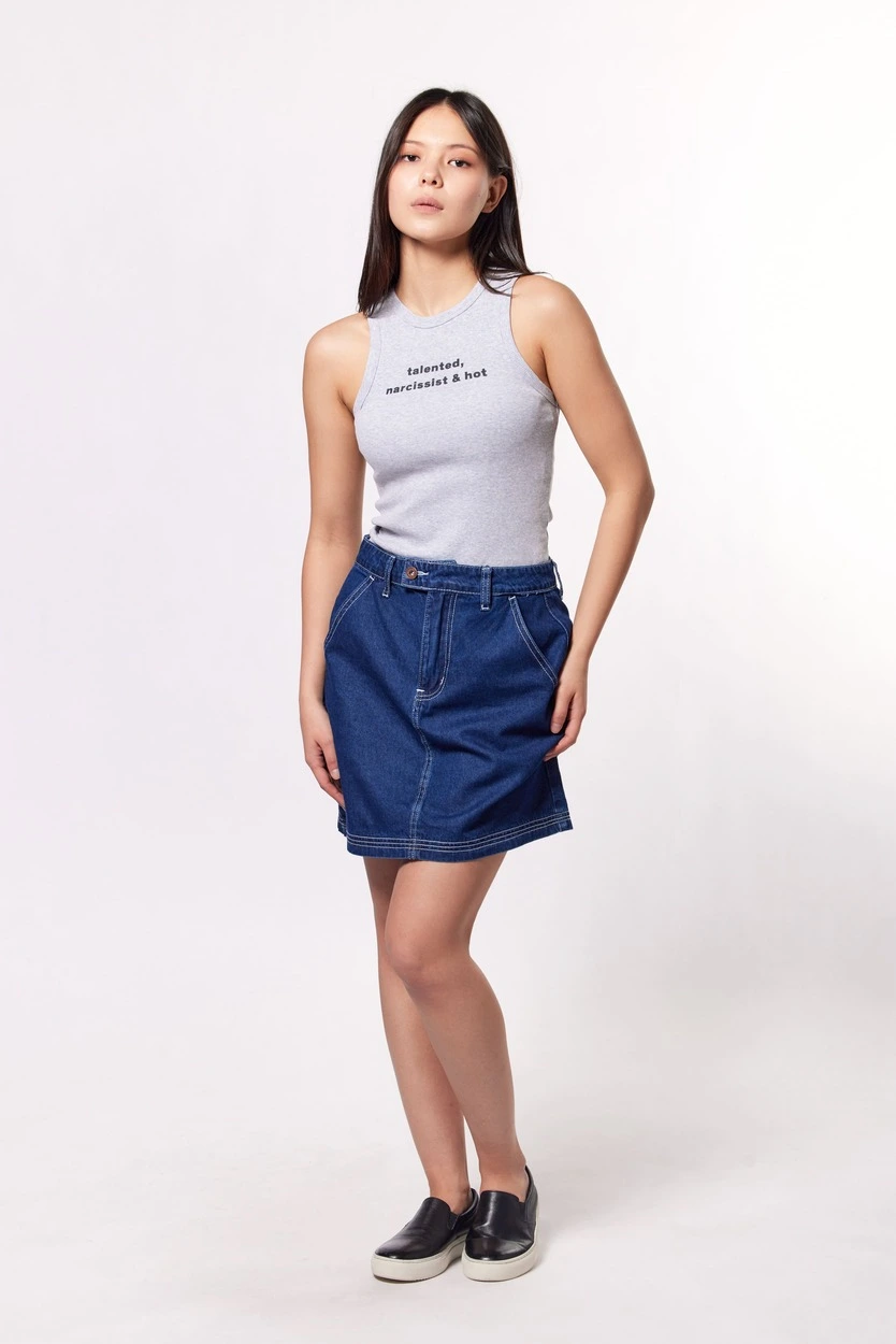 Топ серый для женщин 44267-61 46