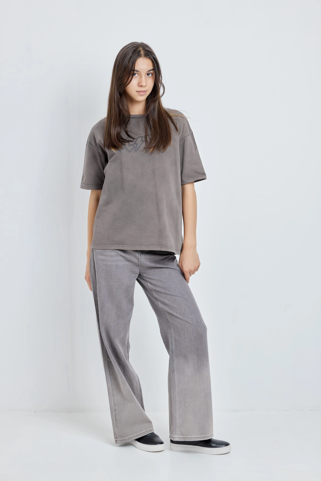 Джинсы серый для женщин 41334-61 74