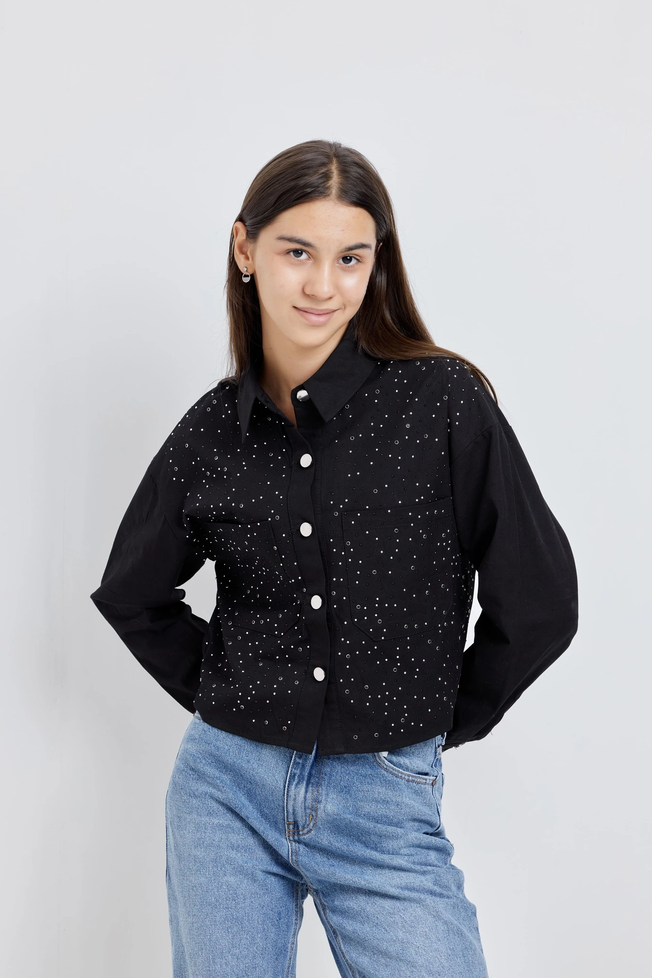 Рубашка черный для женщин 42162-1 66