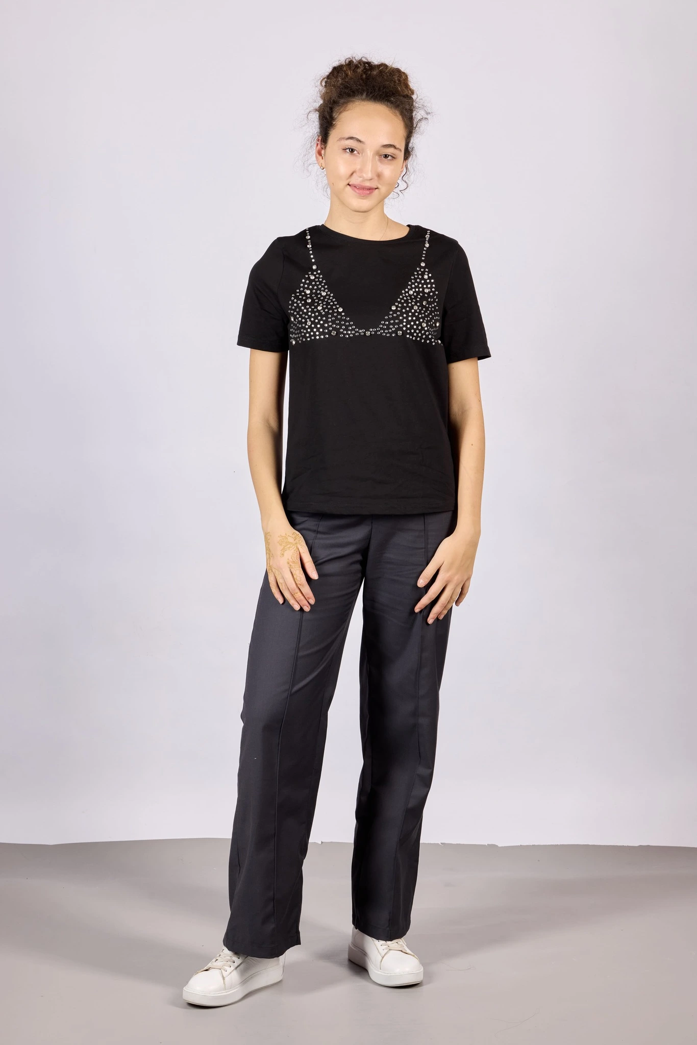 Футболка черный для женщин 44269-1 67