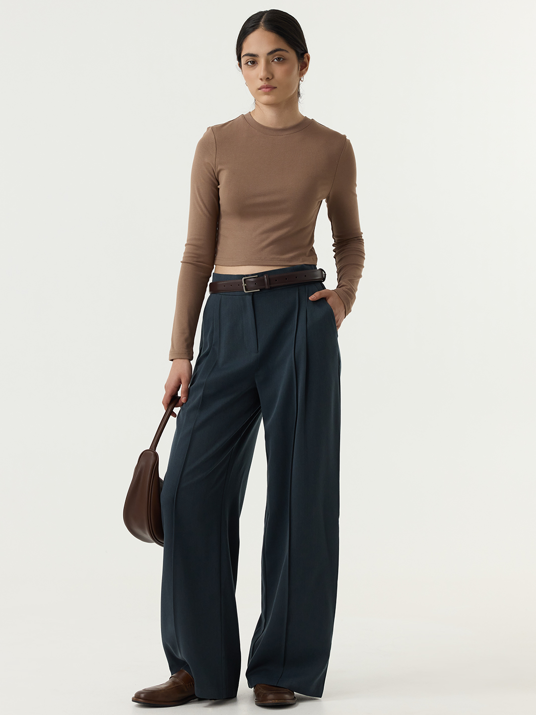 Брюки темно-серый для женщин 48158-12 71