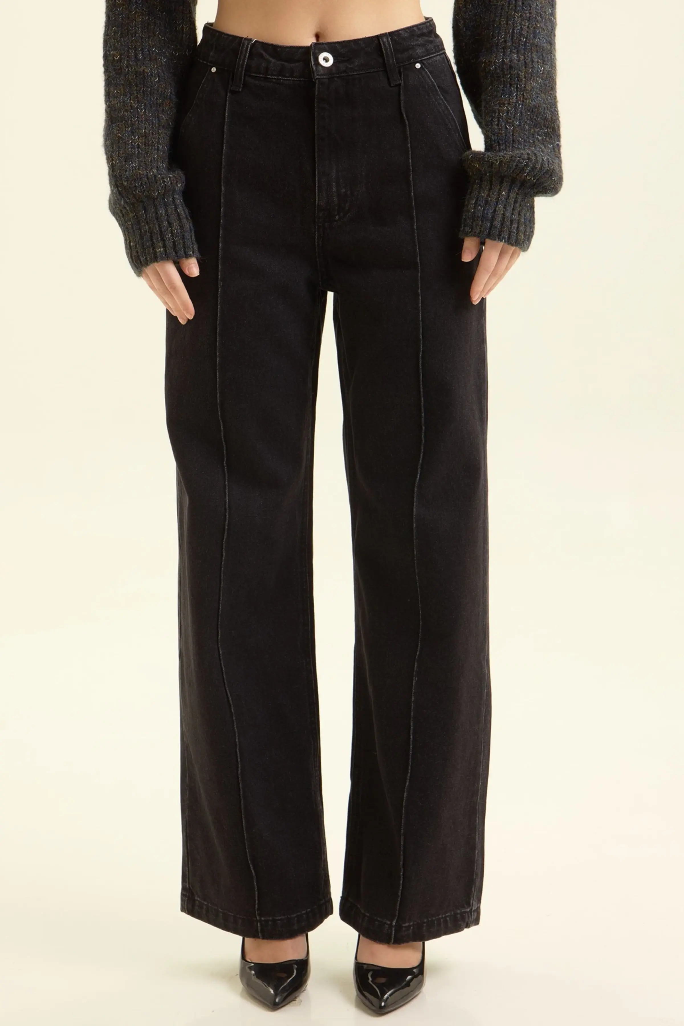 Джинсы черный для женщин 47299-1 74