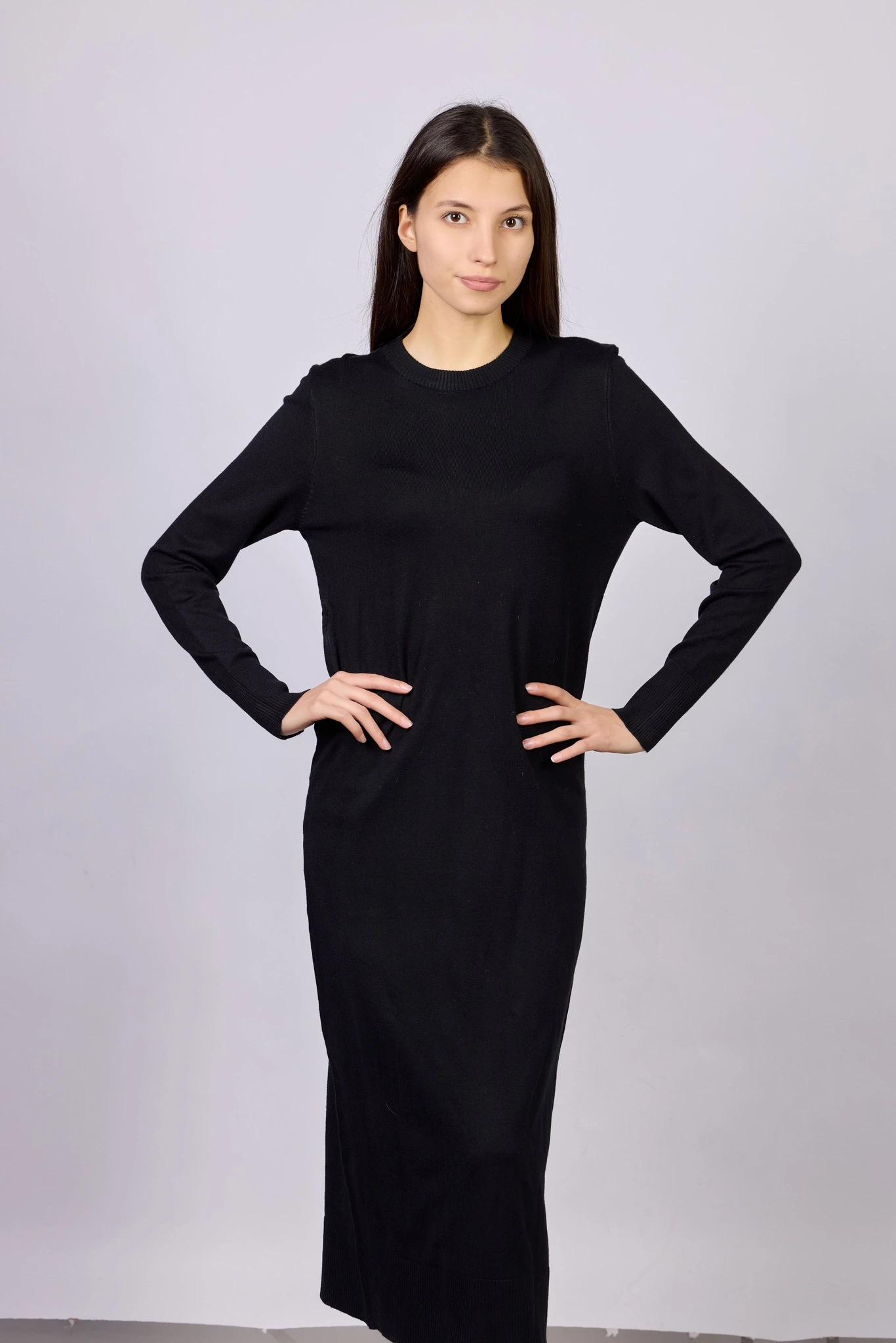 Платье черный для женщин 42204-1 54