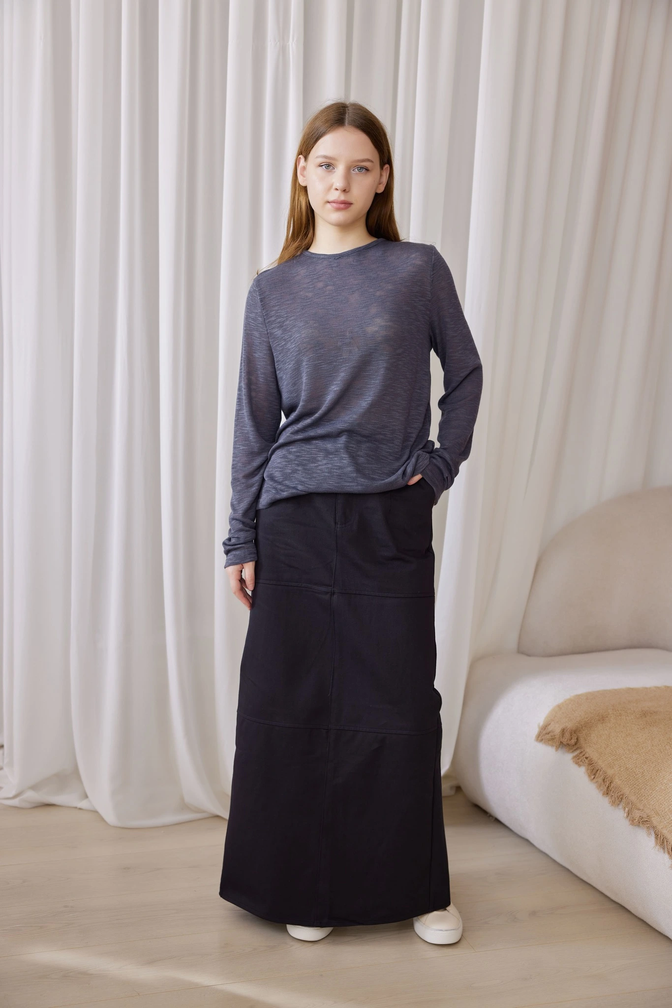 Юбка черный для женщин 40142-1 52