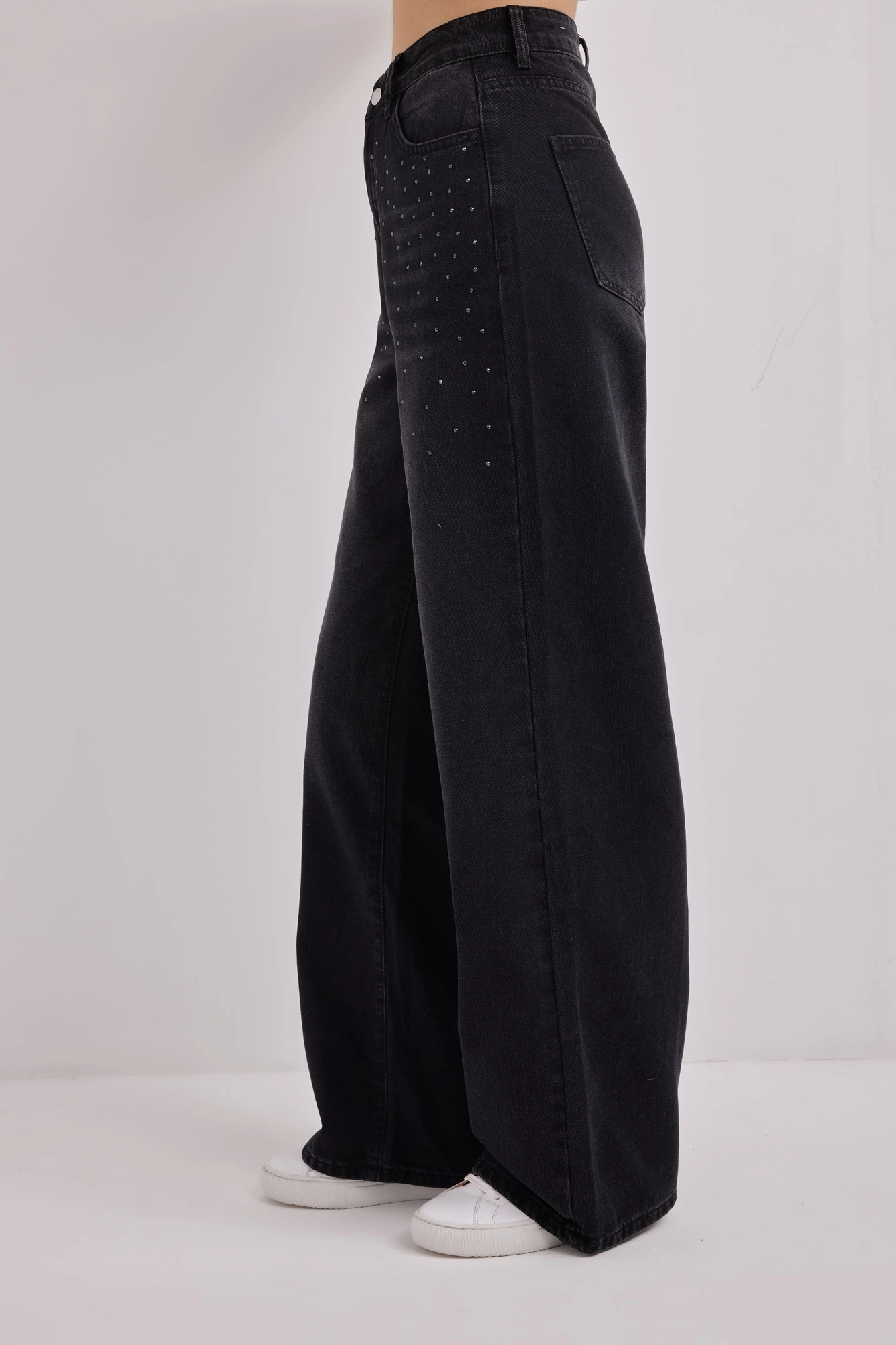 Джинсы черный для женщин 40187-1 74