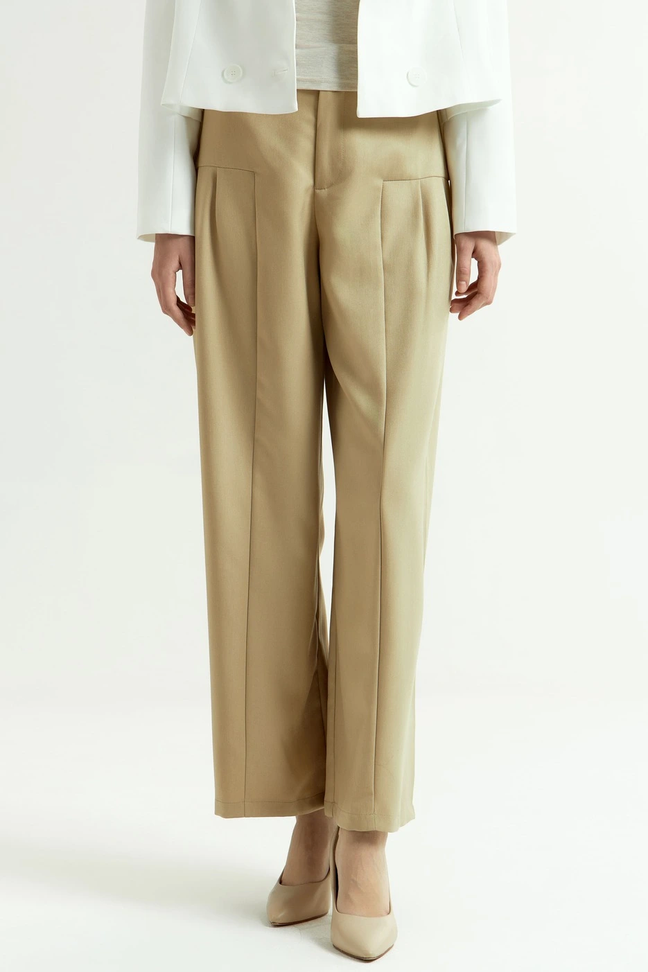 Брюки бежевый для женщин 44291-15 71