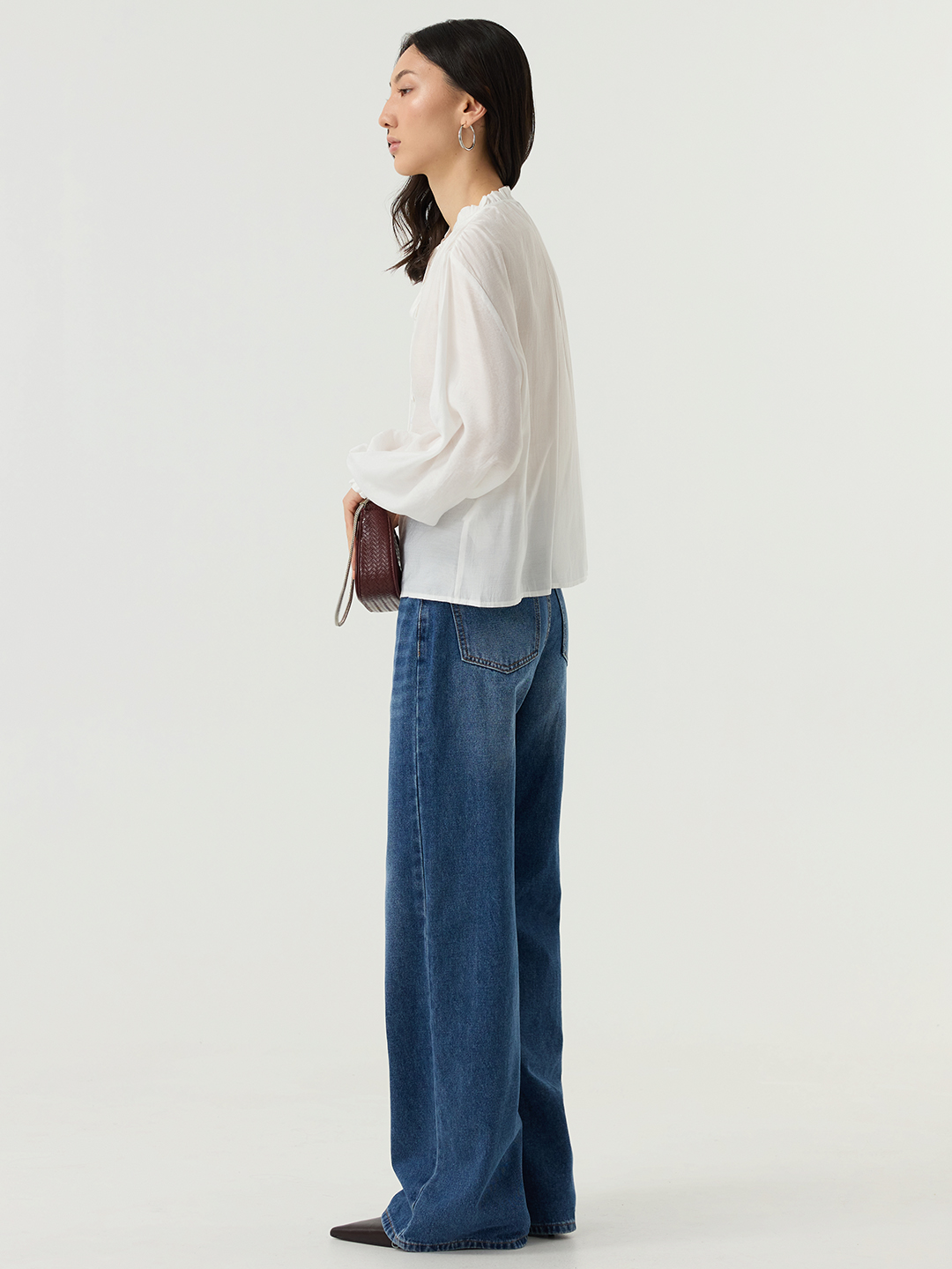 Блузка белый для женщин 48207-4 28