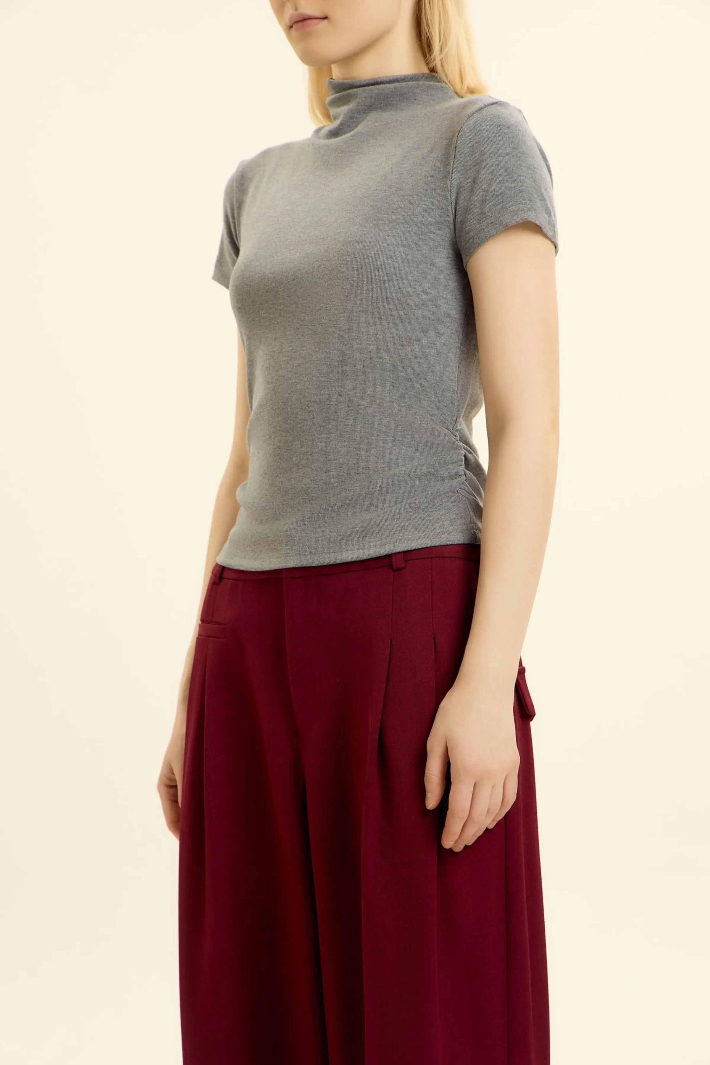 Лонгслив серый для женщин 46212-61 59