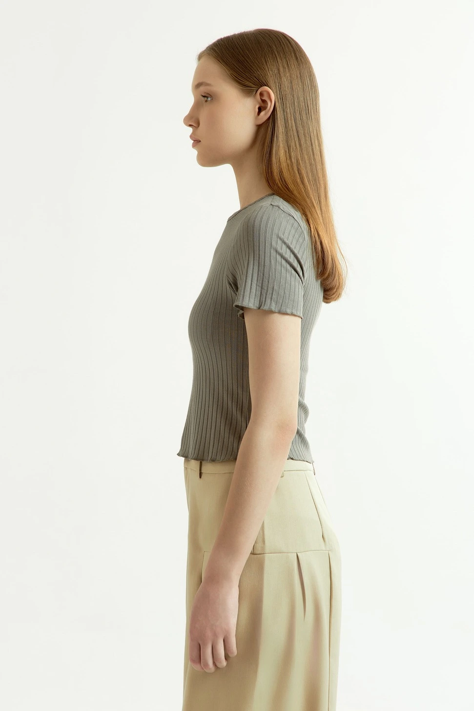 Футболка хаки для женщин 44280-14 67