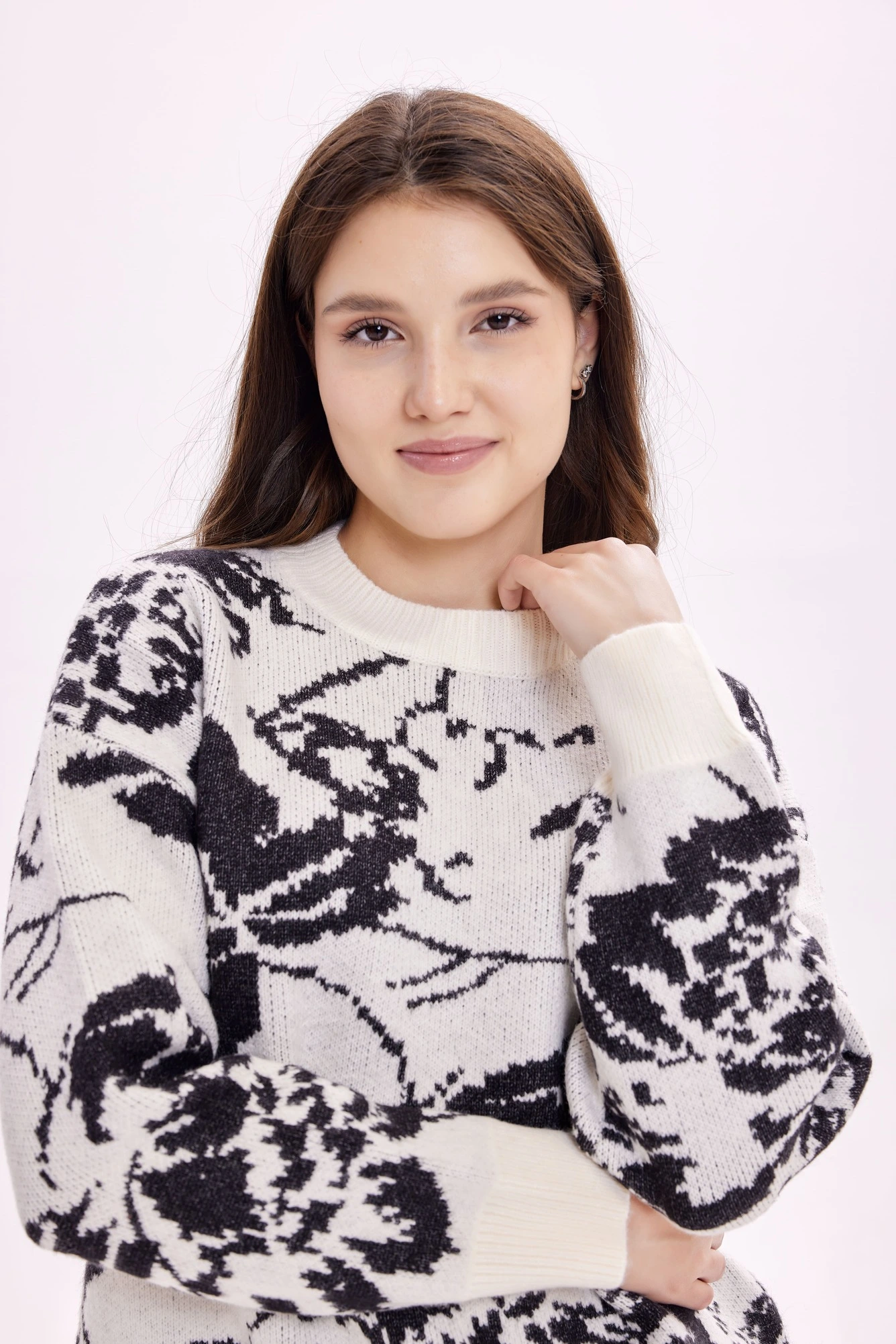 Свитер белый для женщин 39229-4 65