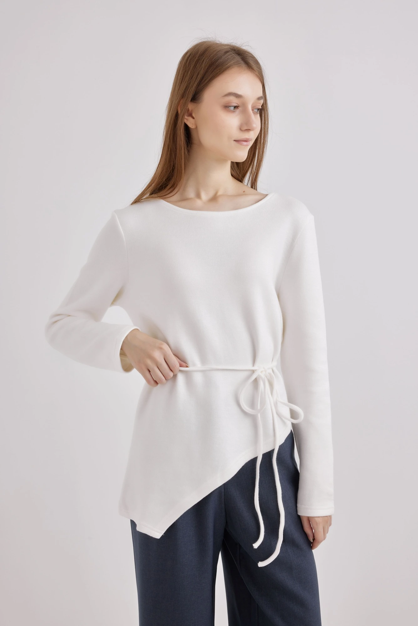 Лонгслив белый для женщин 42228-4 59