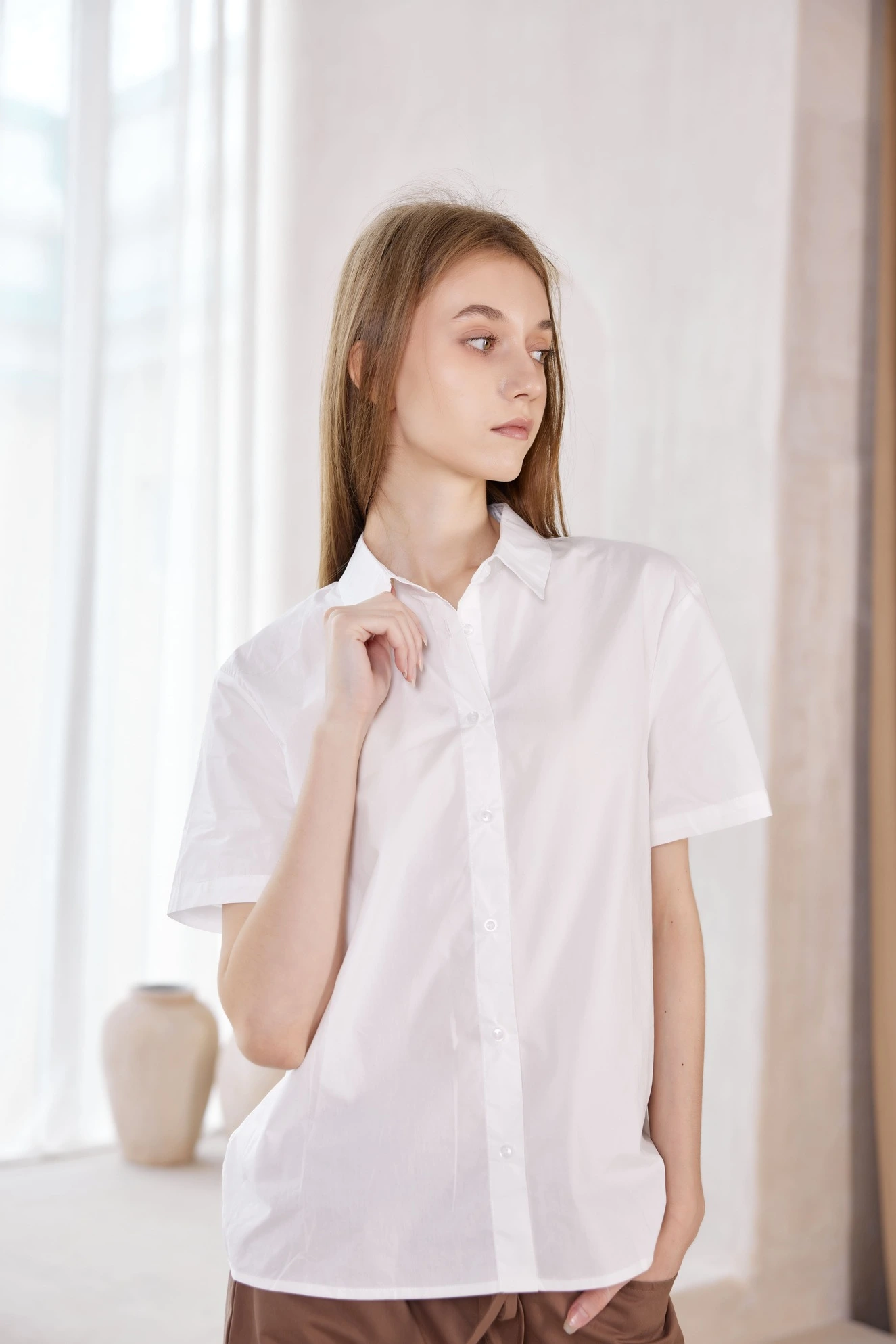 Рубашка белый для женщин 42120-4 66