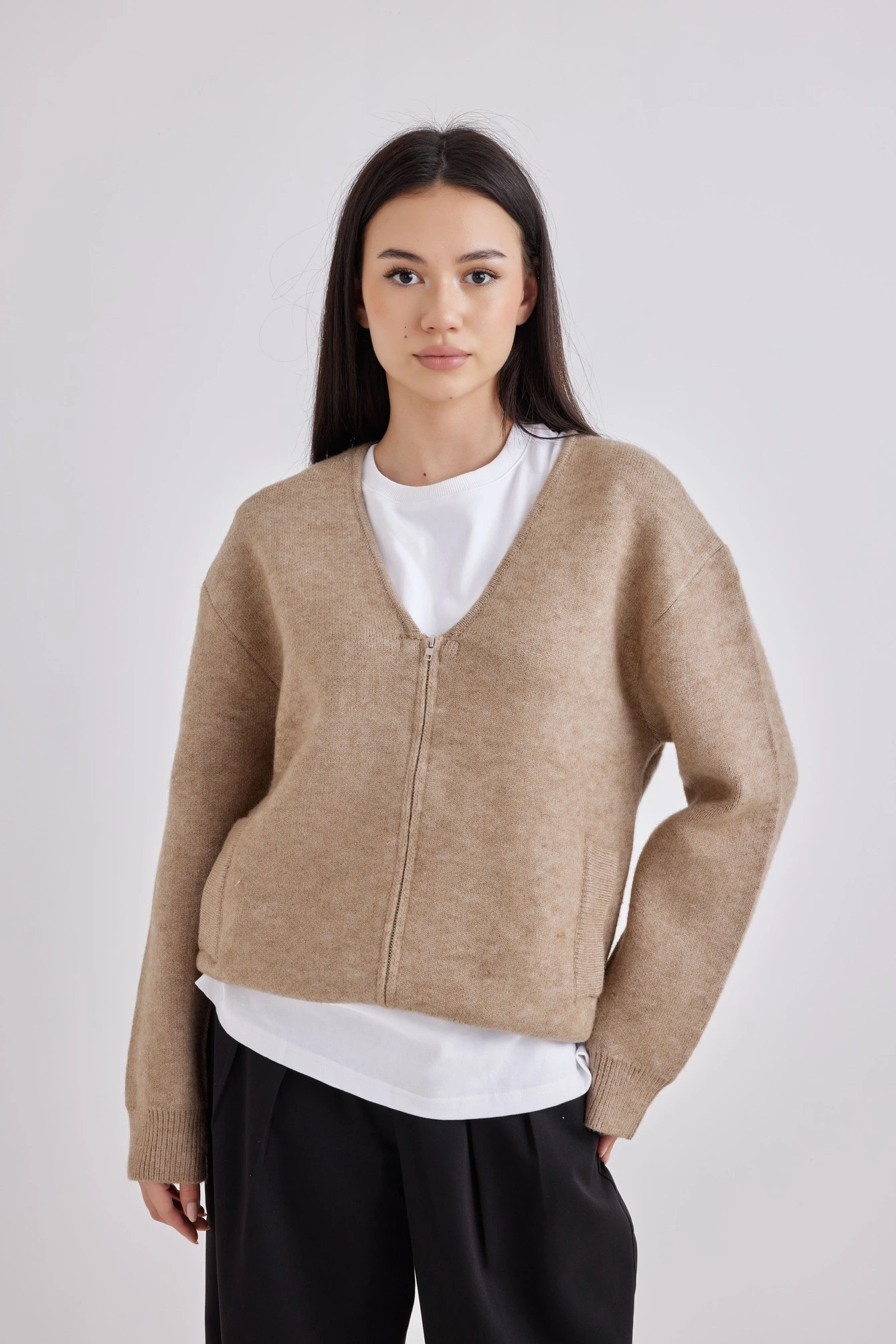 Кардиган коричневый для женщин 42101-13 50