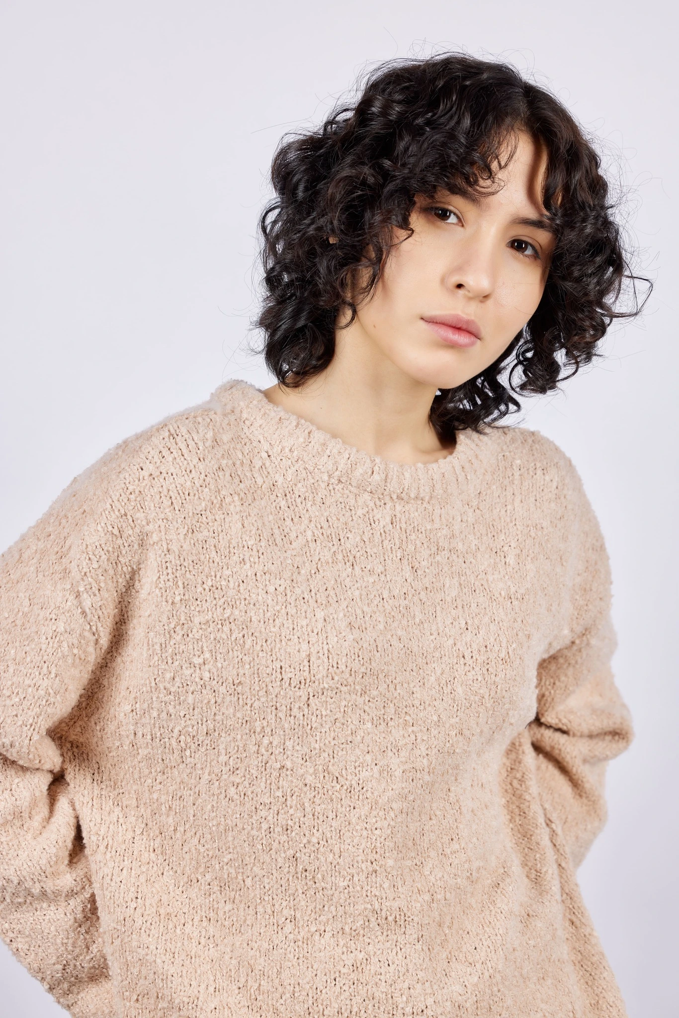 Свитер бежевый для женщин 43212-15 65