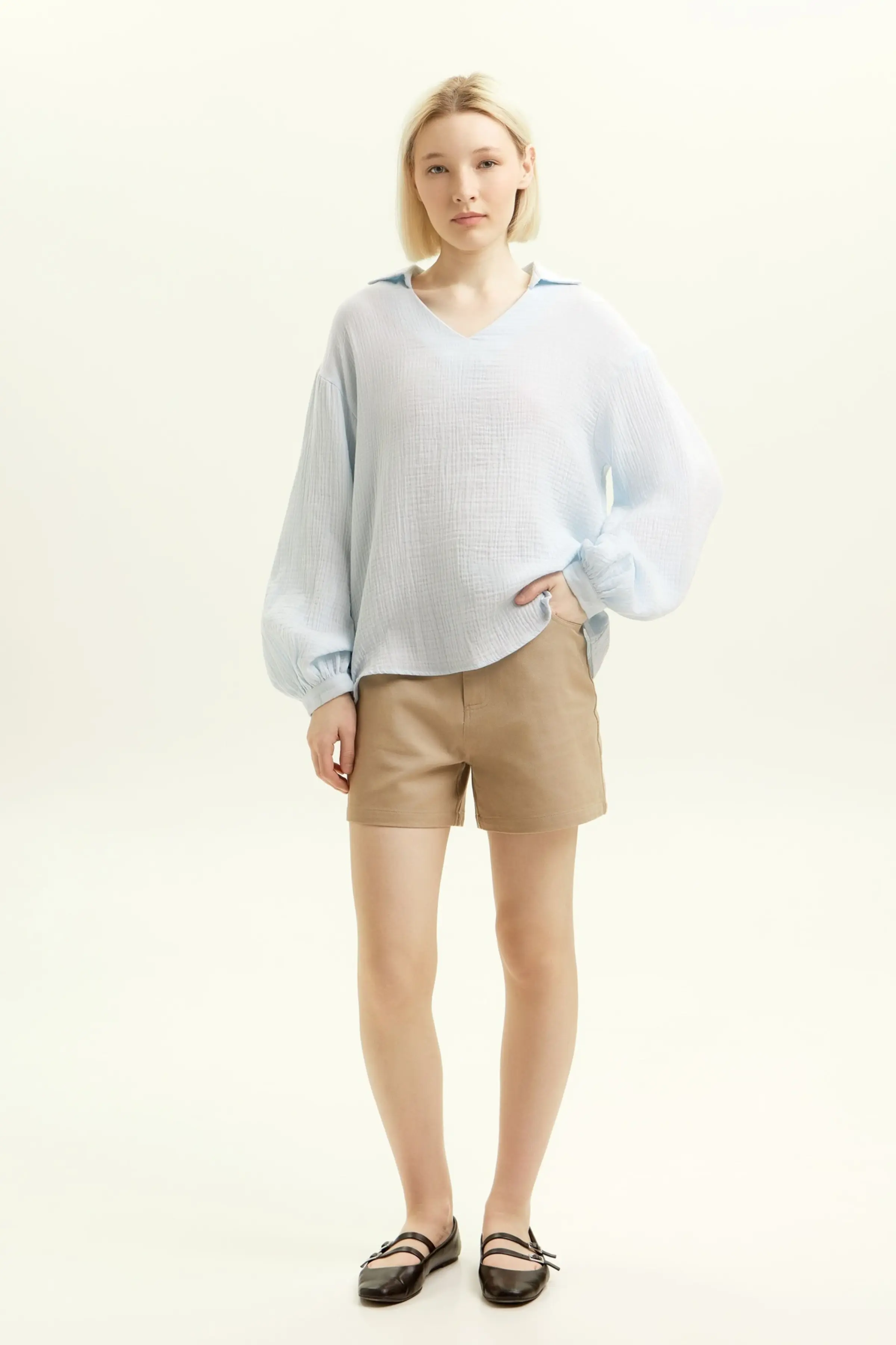 Шорты хаки для женщин 45299-14 57