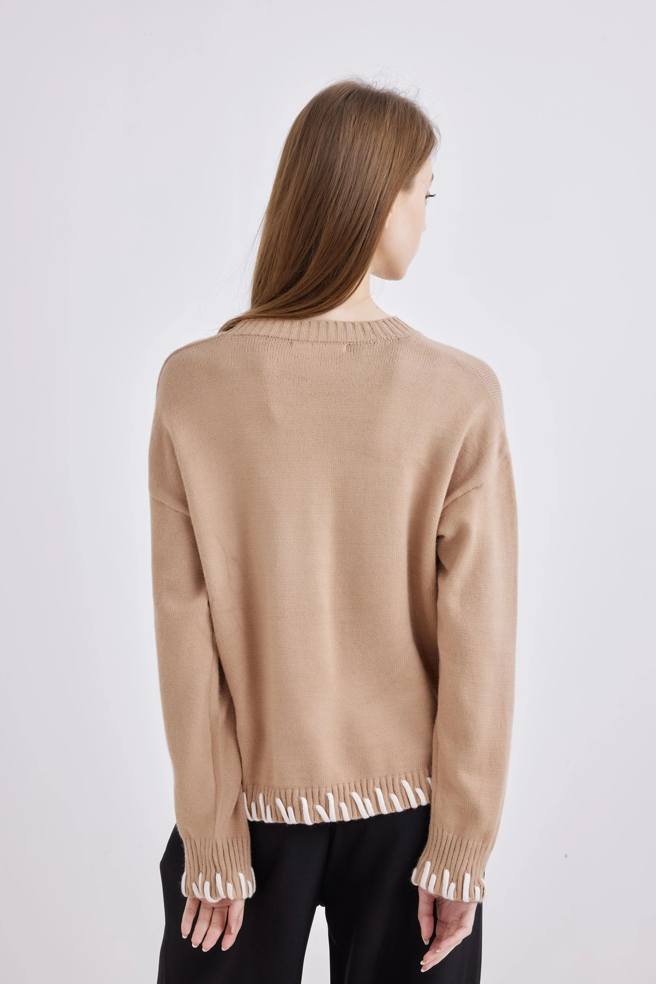 Джемпер бежевый для женщин 42231-15 60