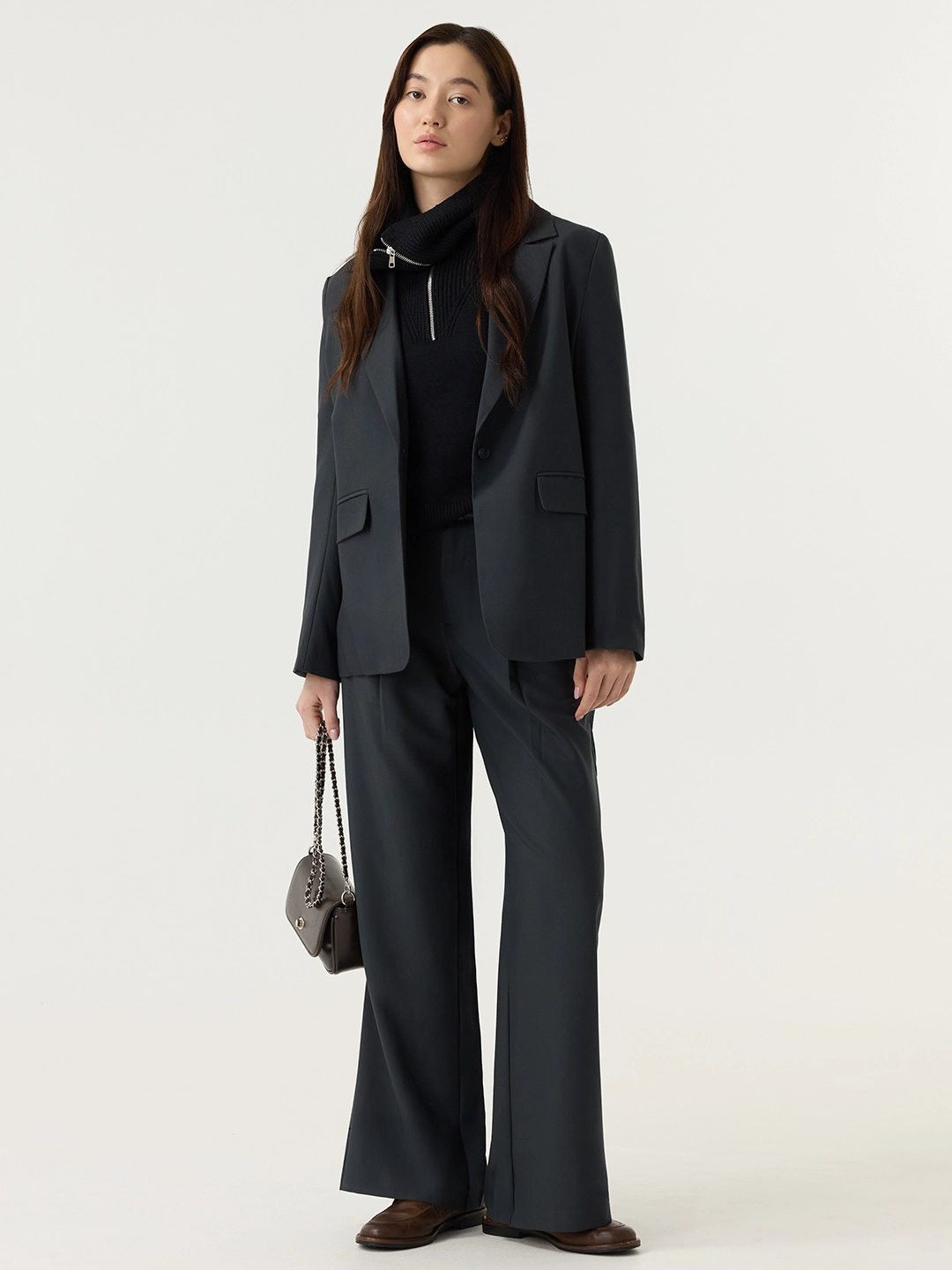 Брюки темно-серый для женщин 48125-12 71