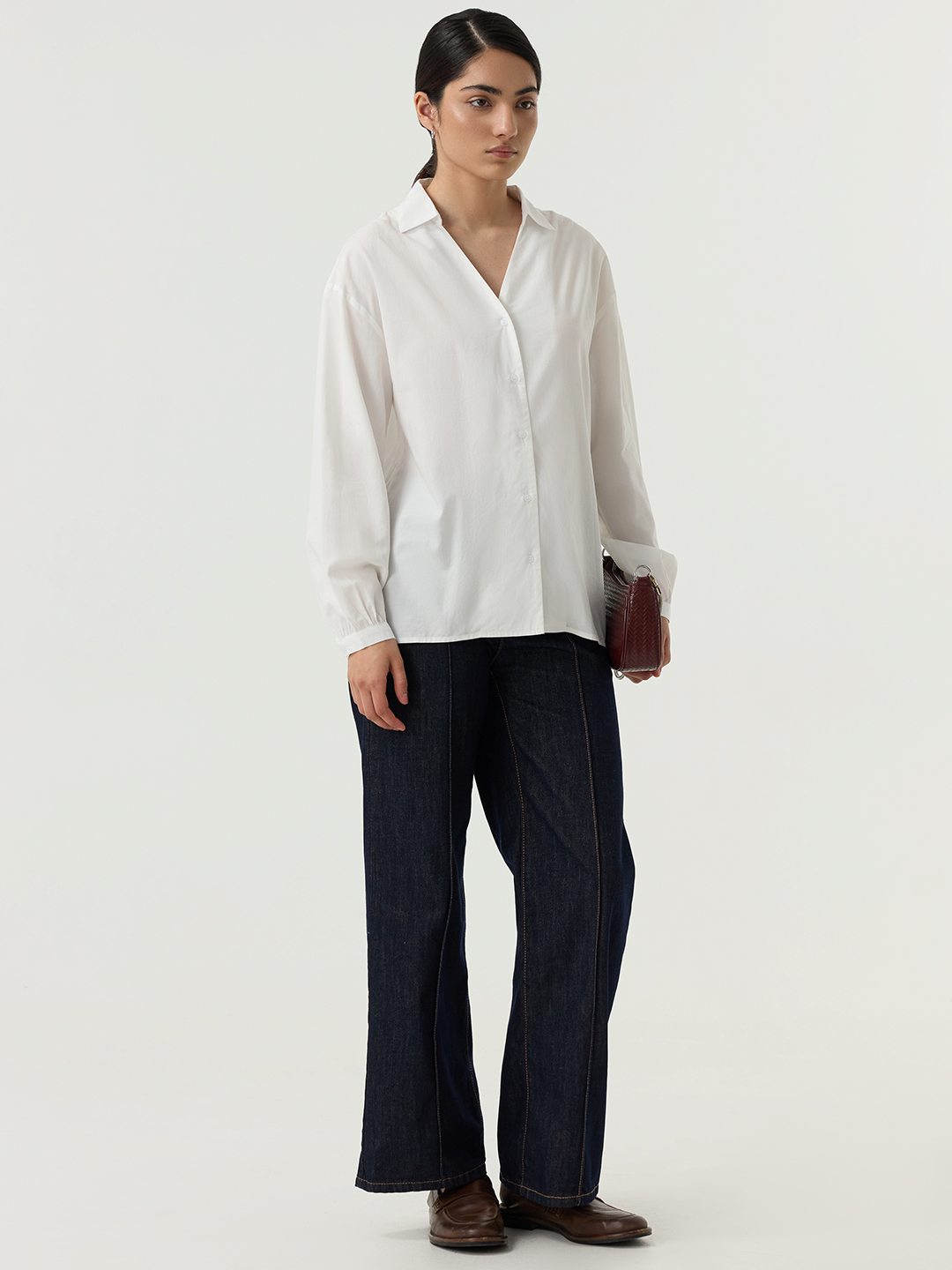 Блузка белый для женщин 48258-4 28