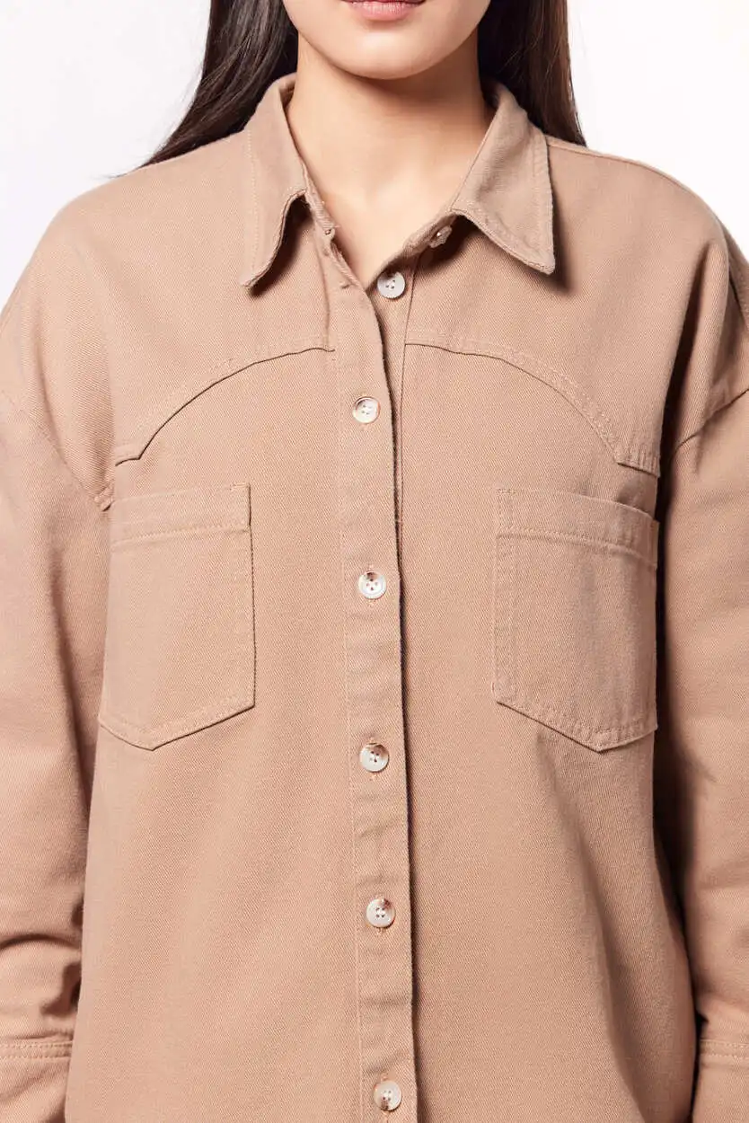 Рубашка бежевый для женщин 44213-15 66