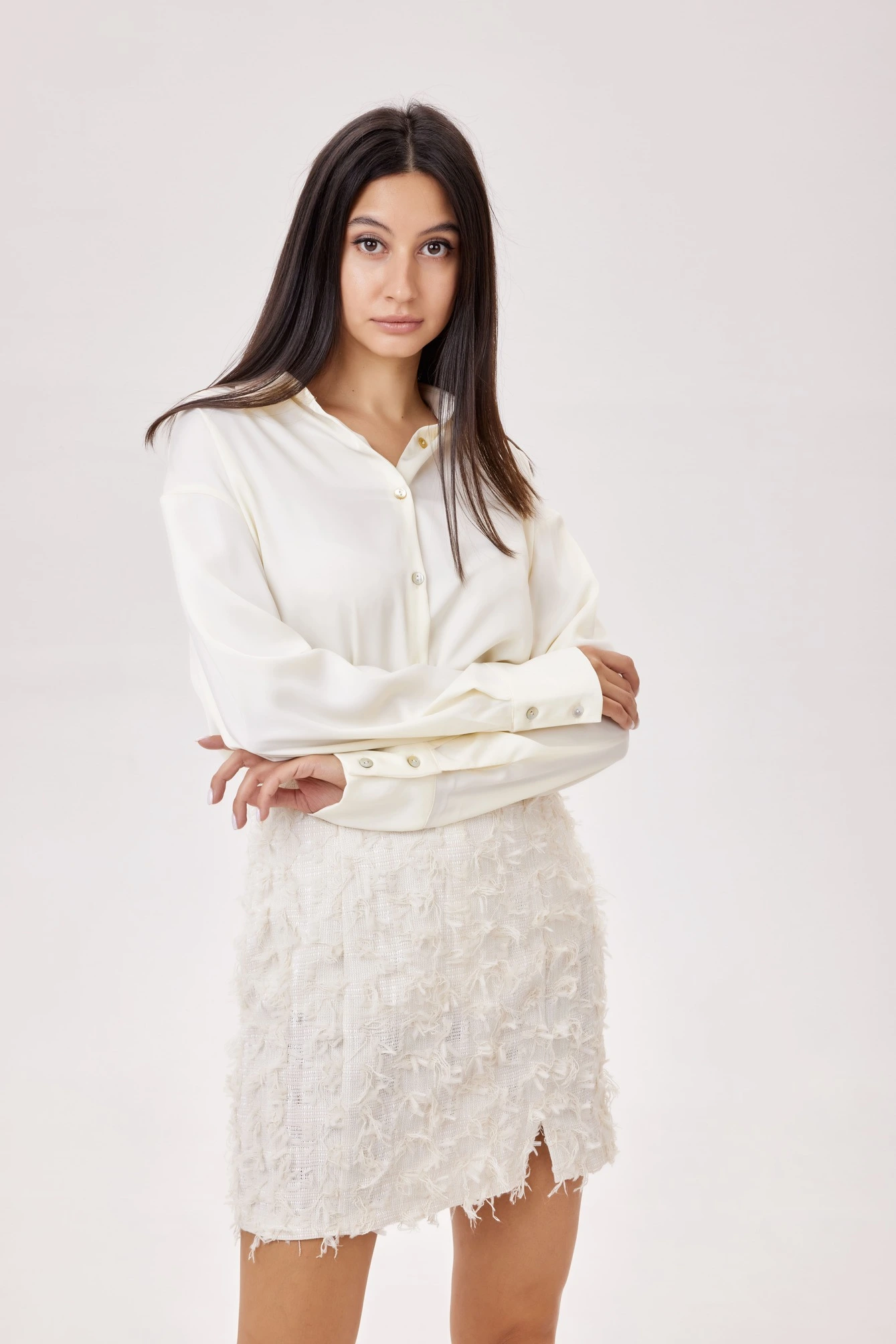 Блузка айвори для женщин 39273-234 28