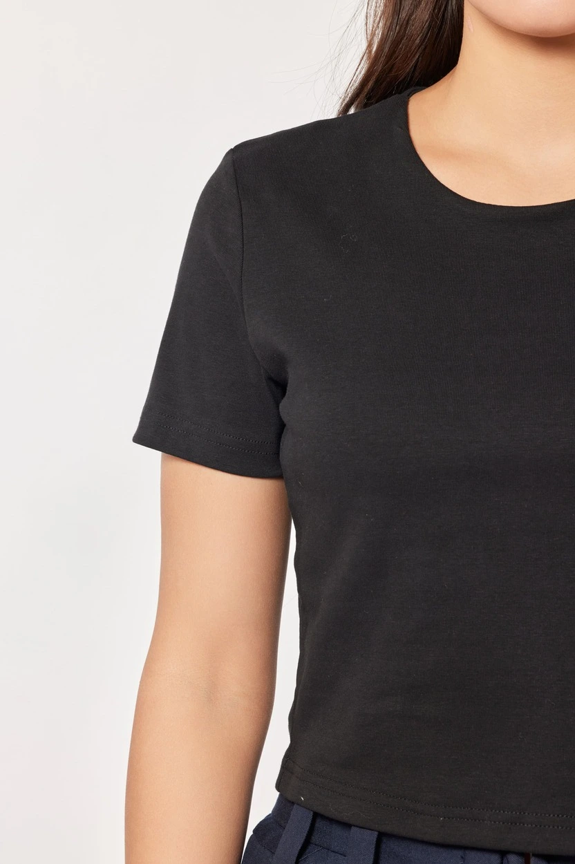 Топ черный для женщин 44218-1 46