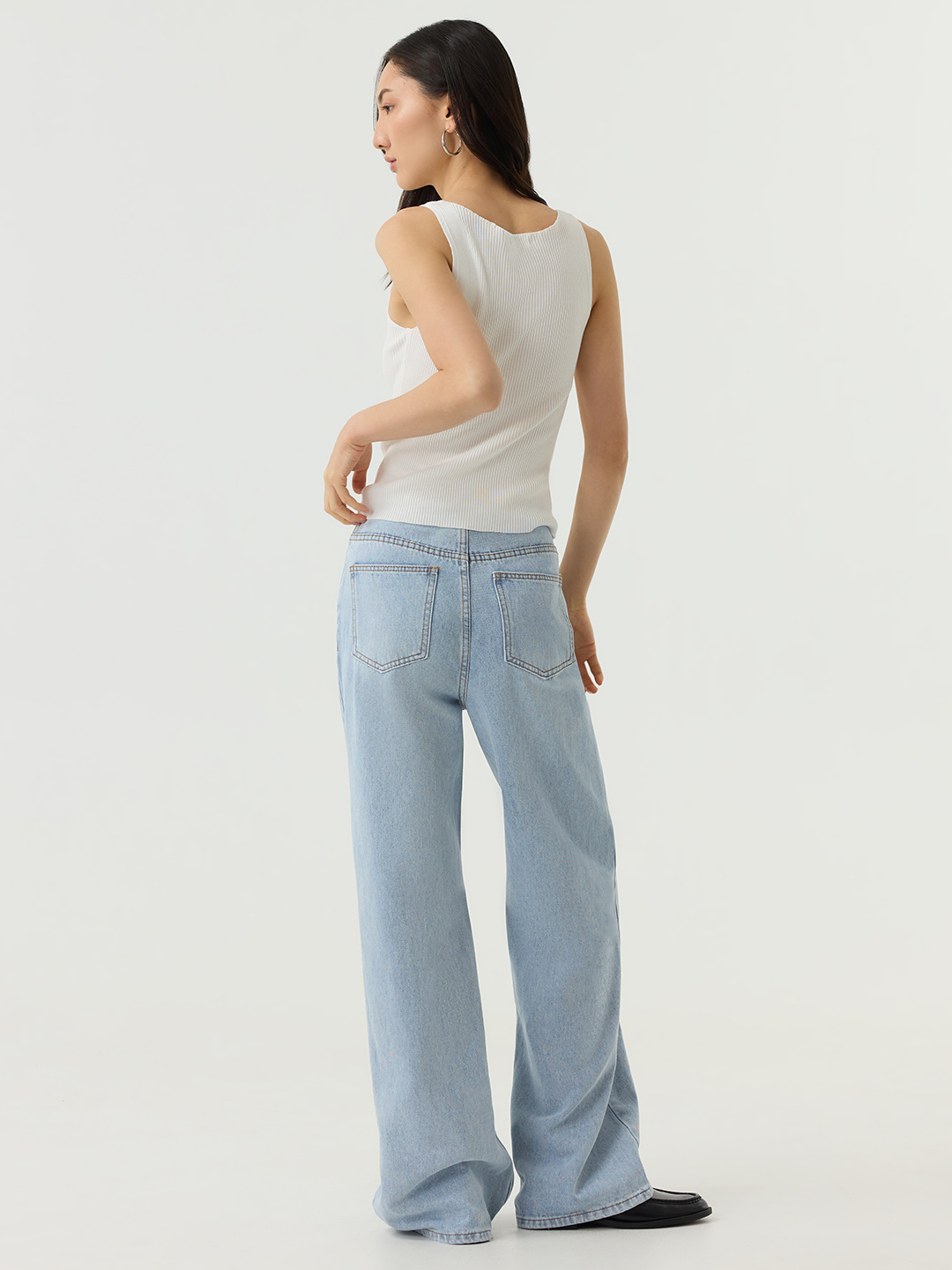 Топ белый для женщин 48124-4 46