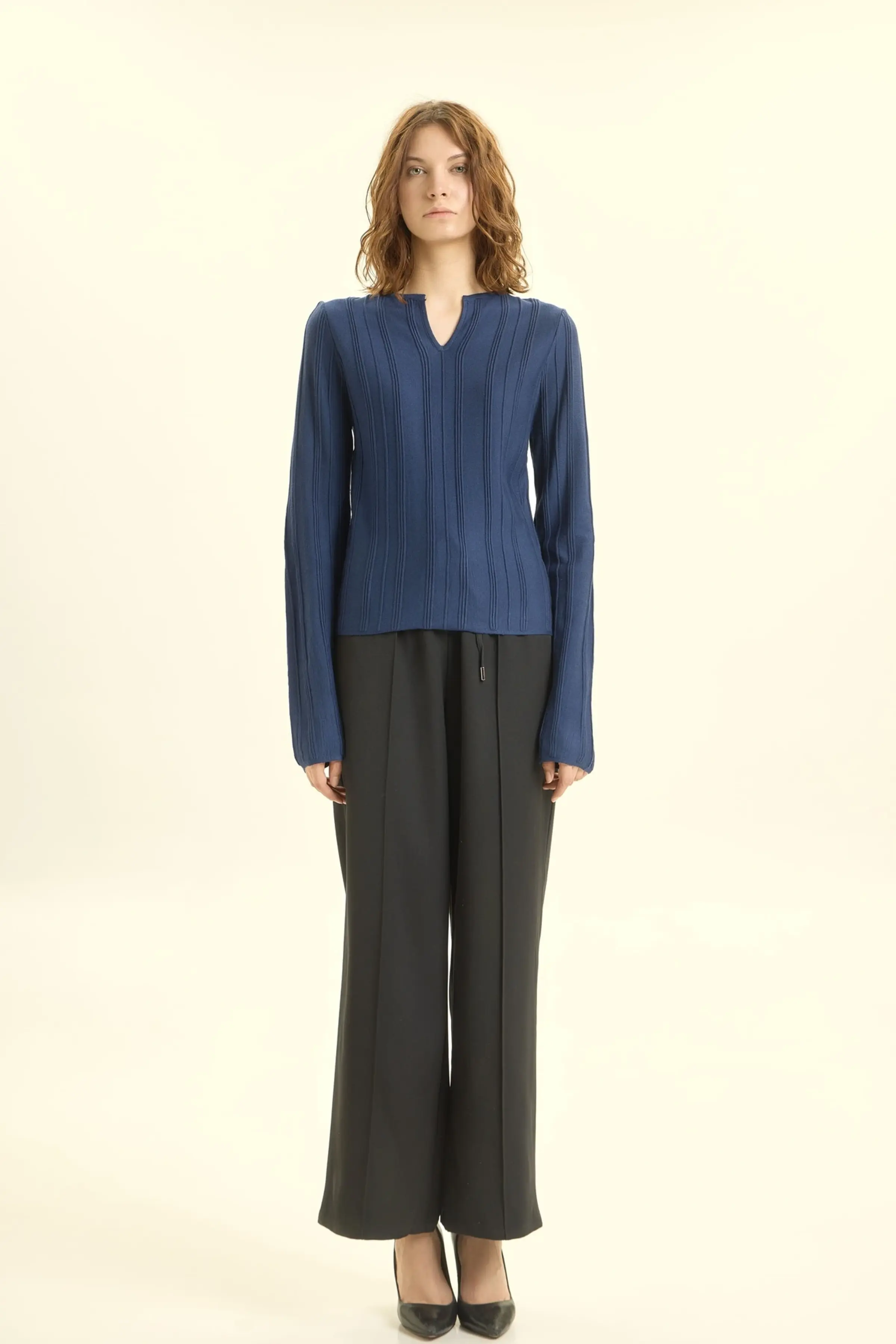 Джемпер синий для женщин 46169-65 60