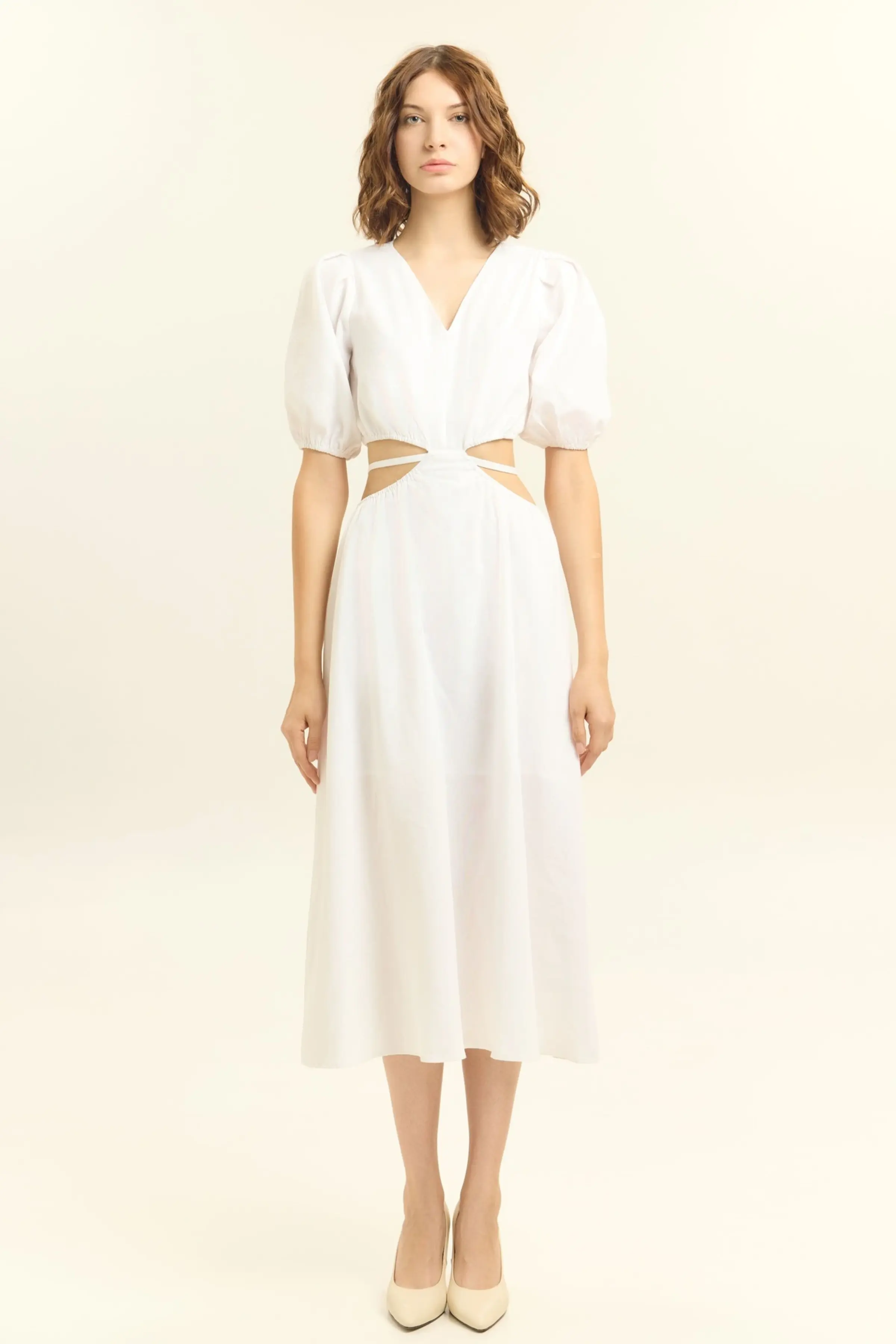 Платье белый для женщин 45267-4 54