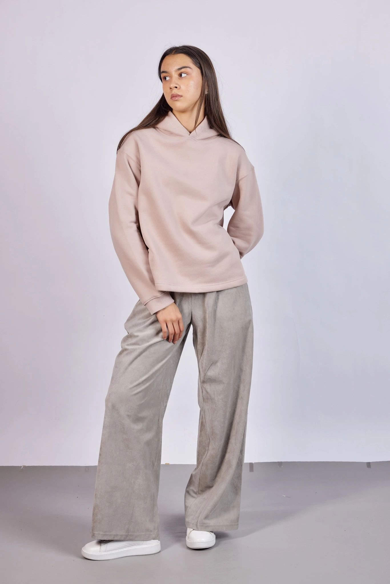 Худи бежевый для женщин 43125-15 62