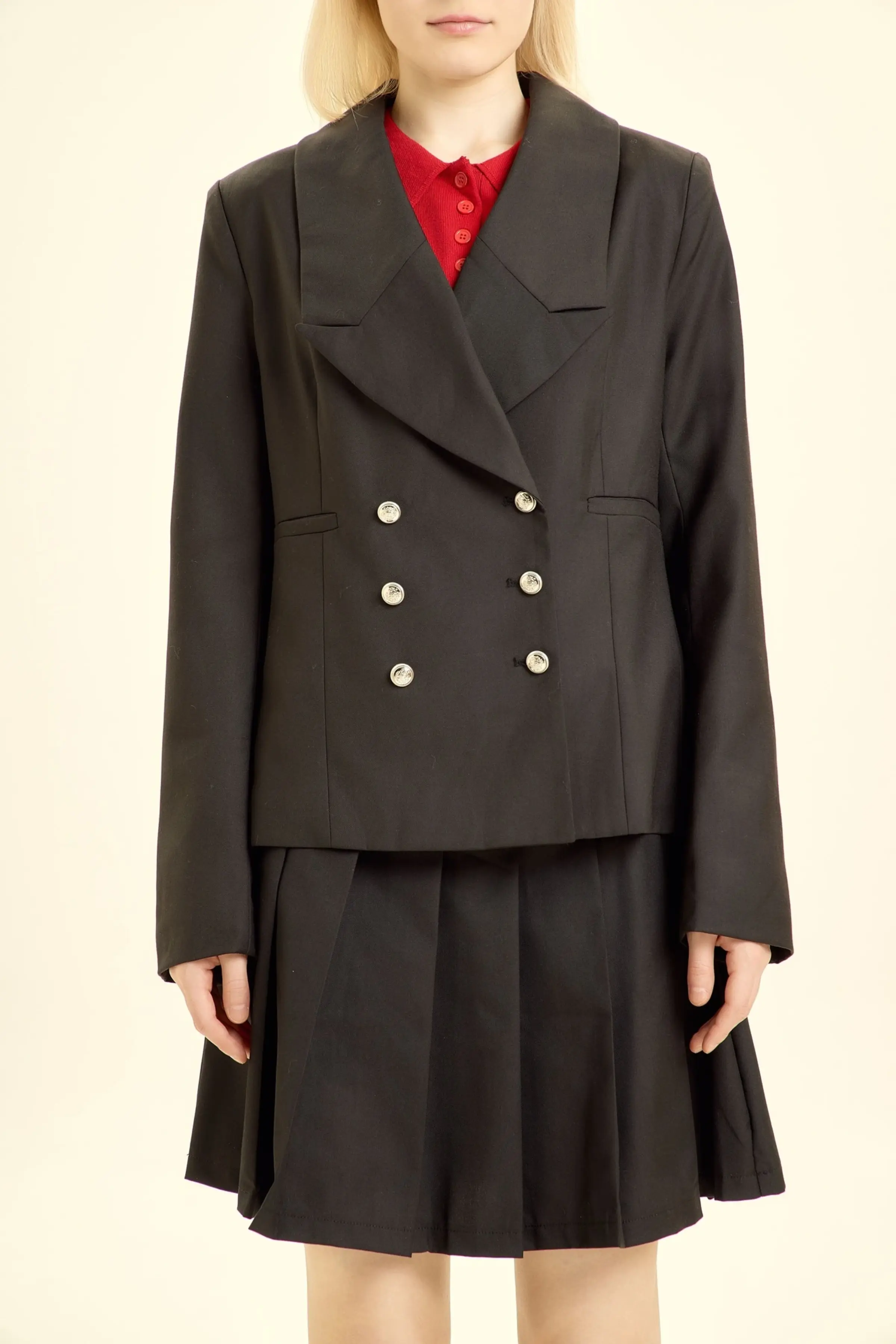 Жакет черный для женщин 46139-1 64