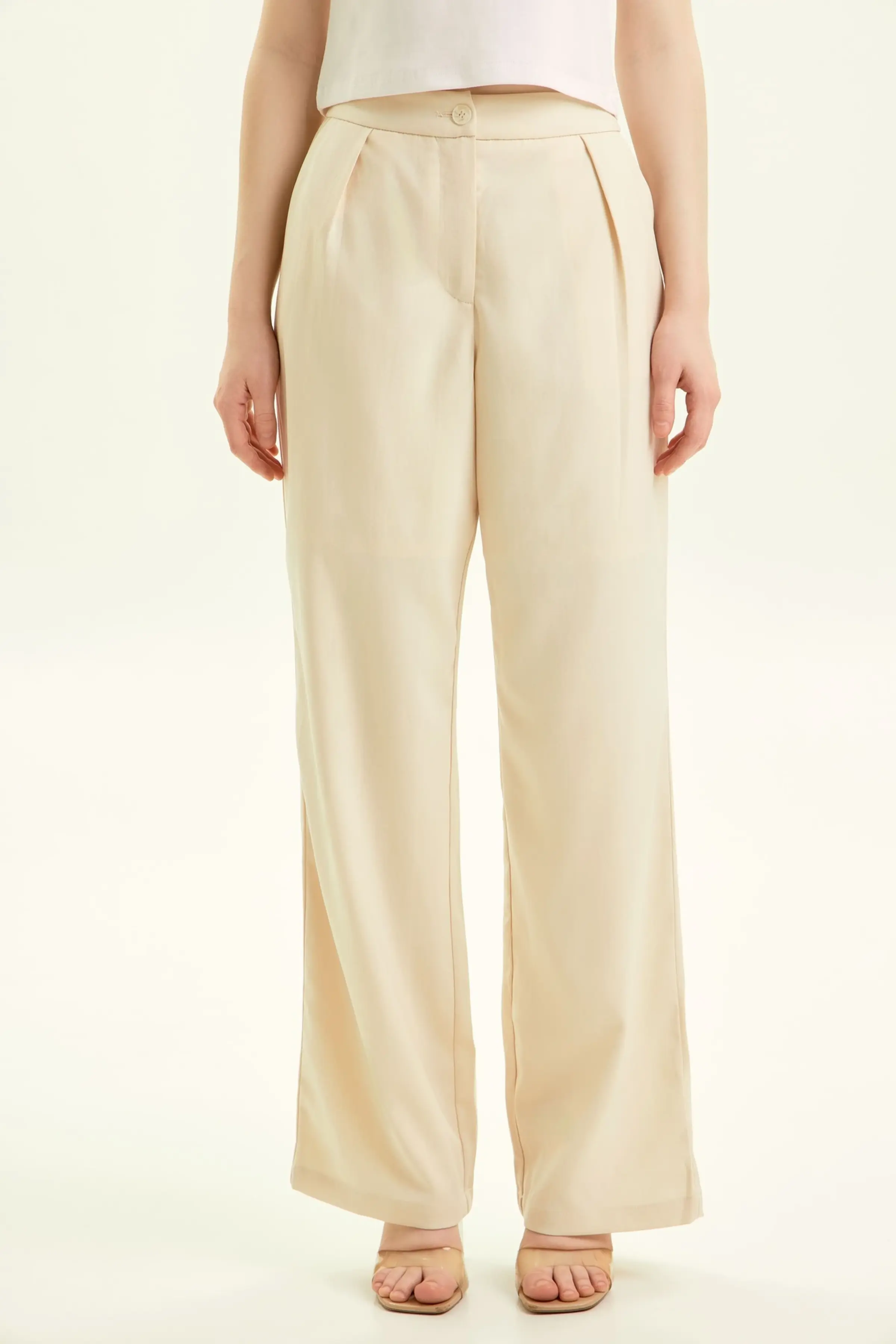 Брюки бежевый для женщин 45104-15 71