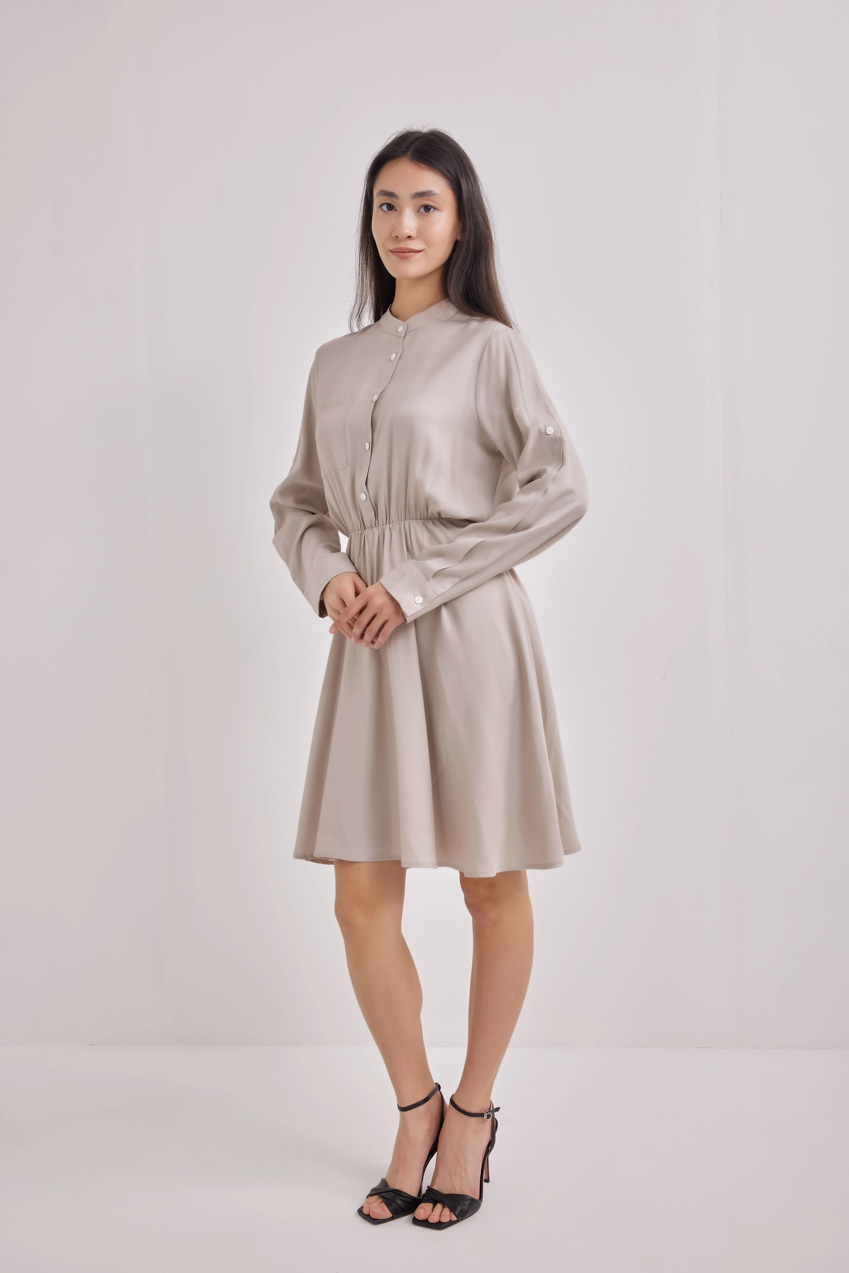 Платье бежевый для женщин 41155-15 54