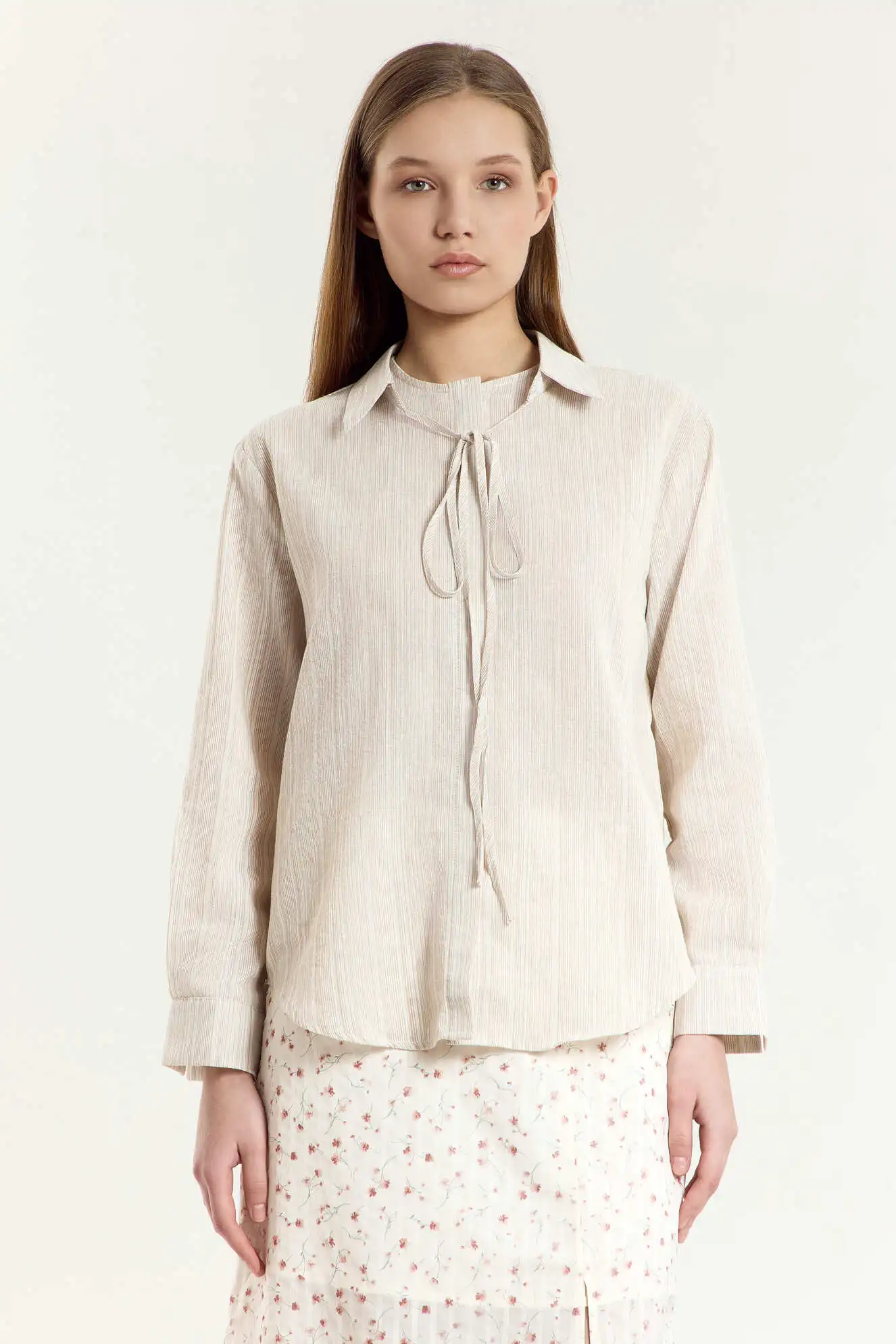 Рубашка бежевый для женщин 45103-15 66