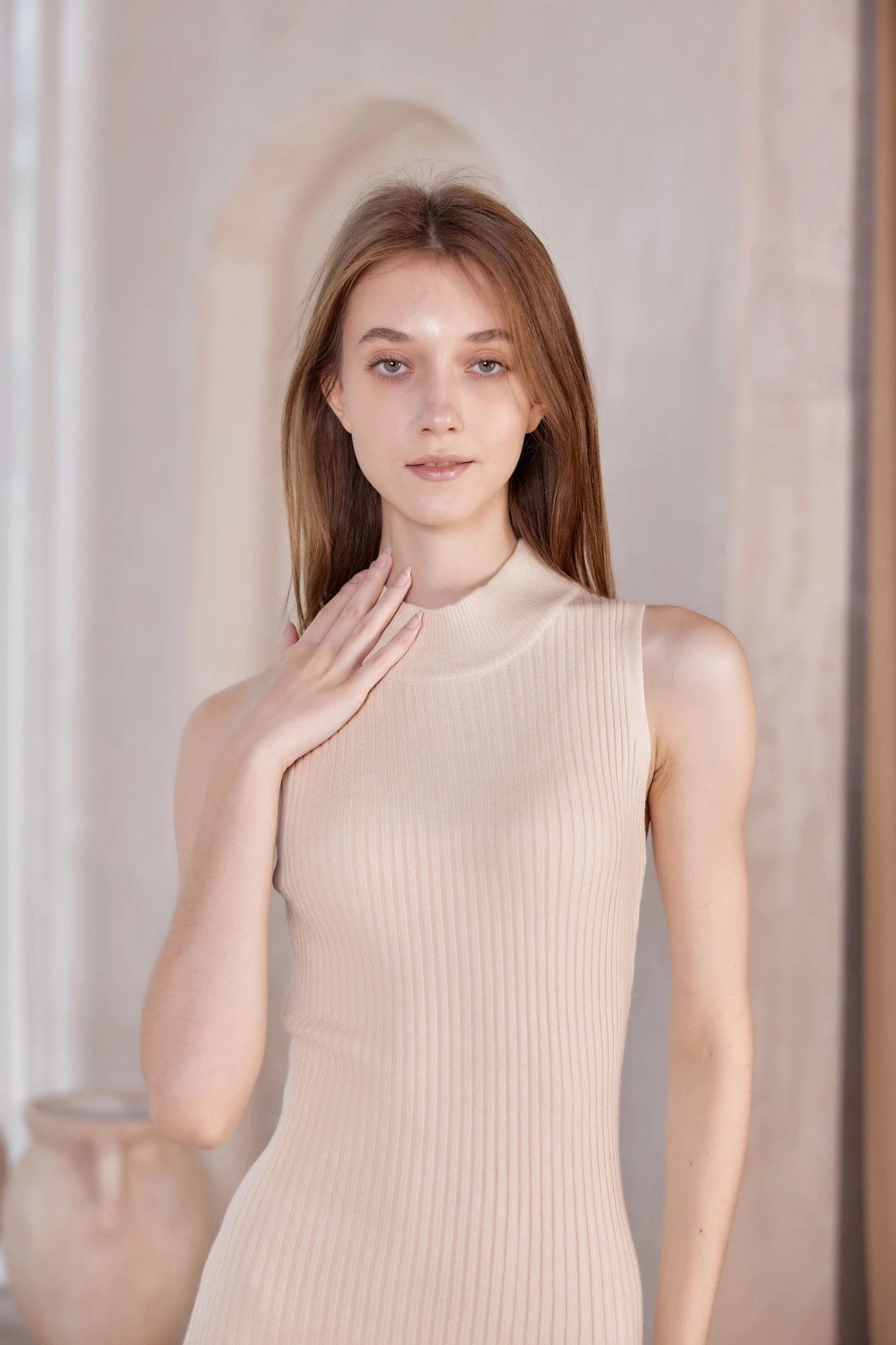 Платье айвори для женщин 42126-234 54