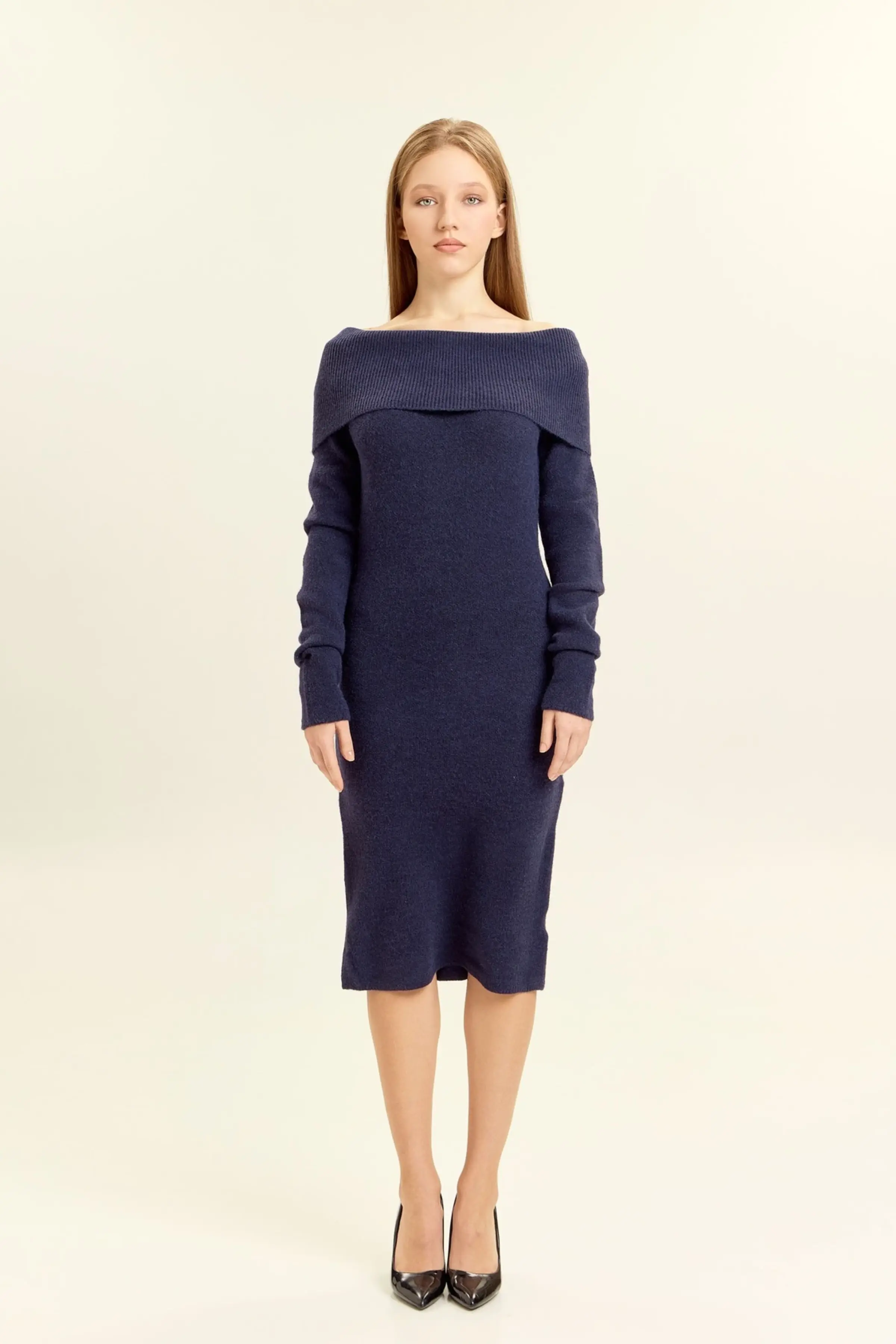 Платье темно-синий для женщин 47144-18 54